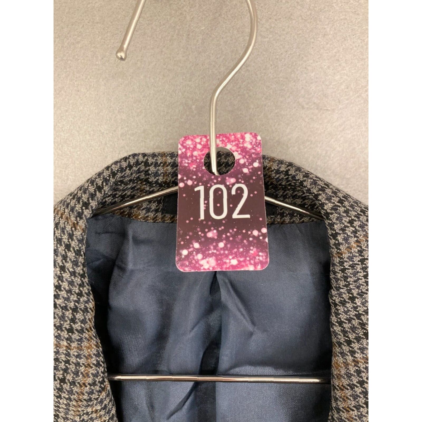 Ralph Lauren LAUREN RALPH LAUREN Mens Blazer 40L Brown Herringbone Wool Classic Fit Two-Button Size 40R - 7 Thumbnail