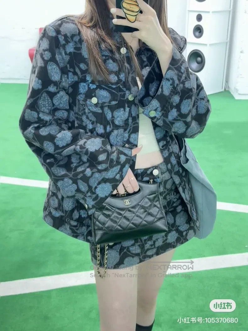 Chanel Chanel 21A Women's Castle Doll Collar Denim Jacket Size XS / US 0-2 / IT 36-38 - 8 Thumbnail