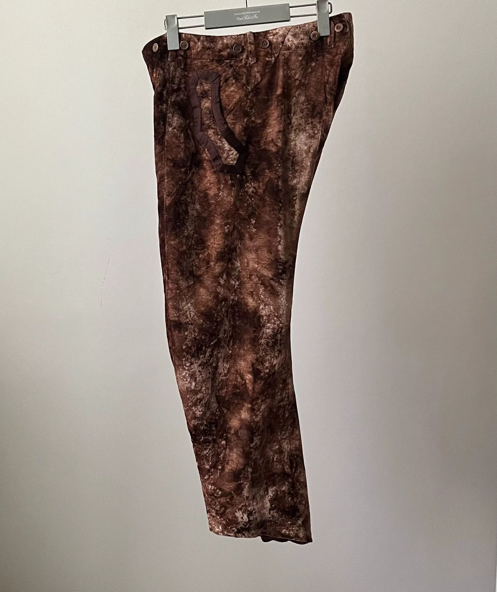 Number (N)ine Number (N)ine 09SS Velvet Pants Size US 34 / EU 50 - 3 Thumbnail