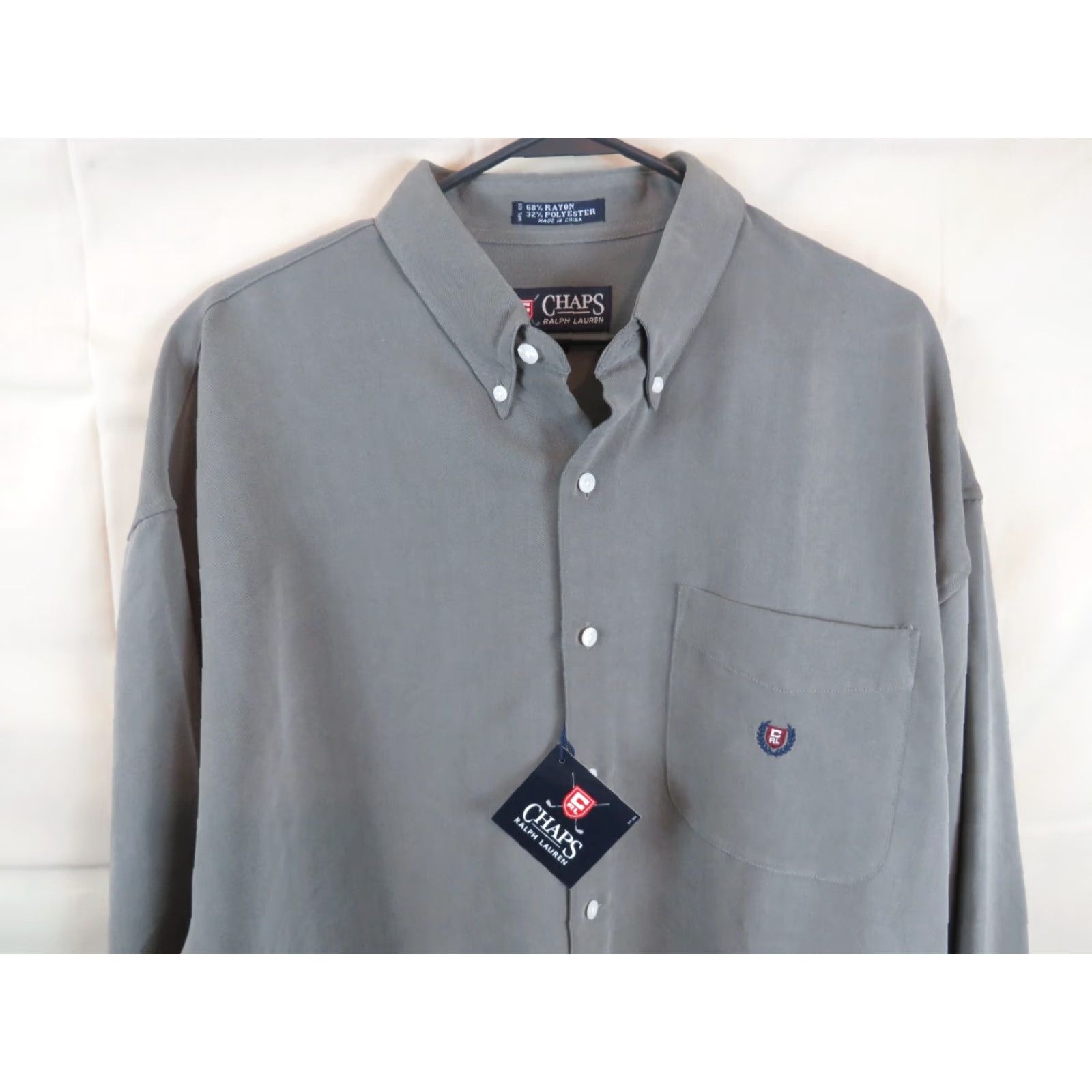 Ralph Lauren NWT Ralph Lauren Golf Shirt Button-Down Gray XL Men's Size US XL / EU 56 / 4 - 3 Thumbnail