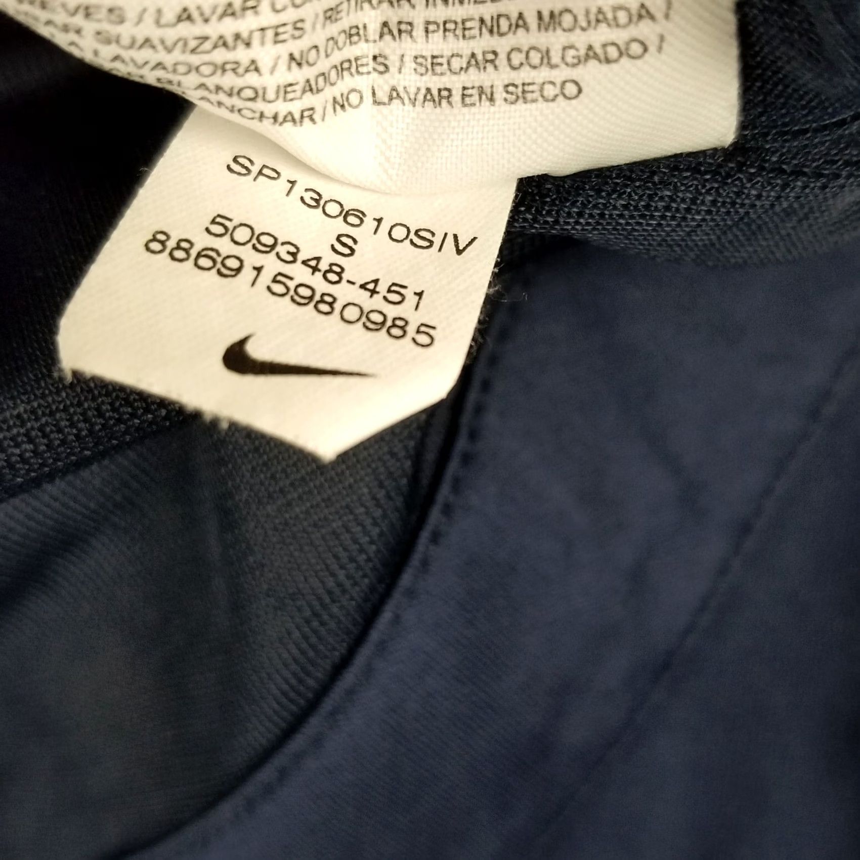 Nike Nike Womens Golf Jacket Full Zip Hooded Blue Small Sports Pockets 509348 Size S / US 4 / IT 40 - 7 Thumbnail