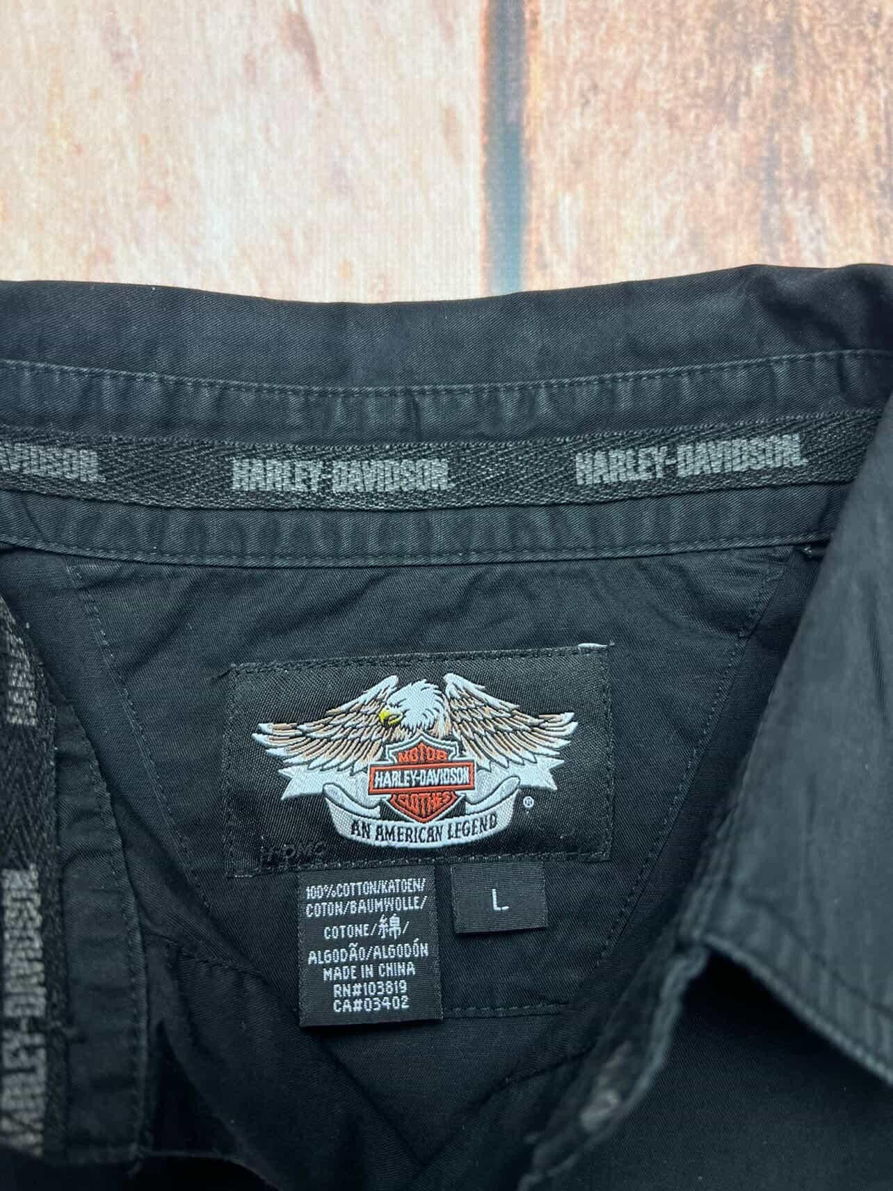 Harley Davidson Harley Davidson shirt large eagle logo Size US L / EU 52-54 / 3 - 6 Thumbnail