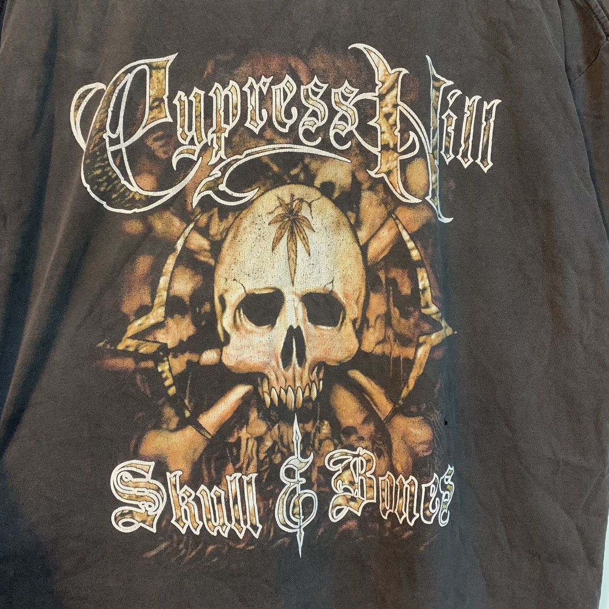 Rap Tees × Vintage Vintage Cypress Hill Skull & Bones Bootleg Size US XL / EU 56 / 4 - 2 Thumbnail