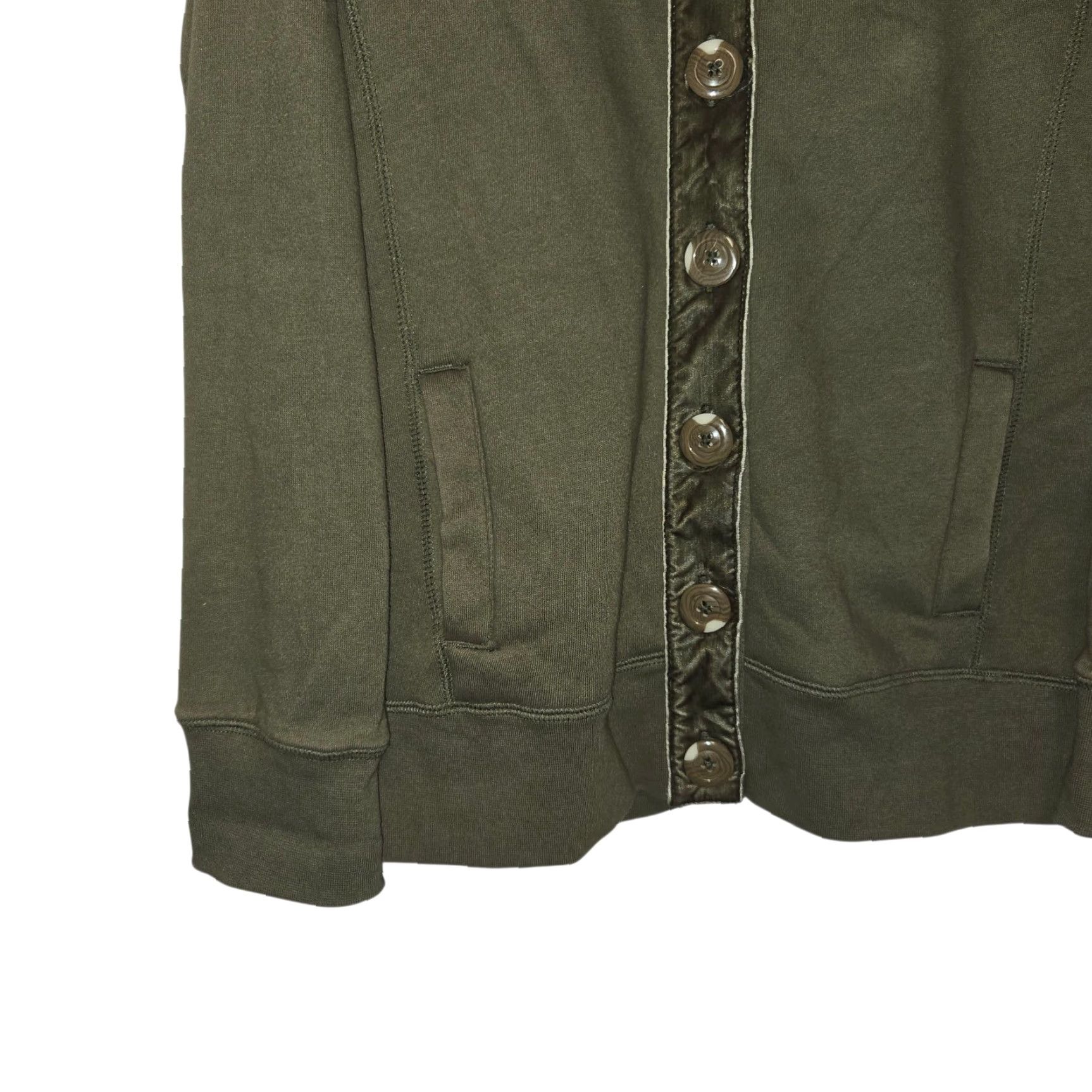 Orvis VINTAGE Orvis Cardigan Sweater Womens Small Green Fleece Lined Button Front Long Sleeve Ladies S Green Cardigan Womens Size S / US 4 / IT 40 - 3 Thumbnail