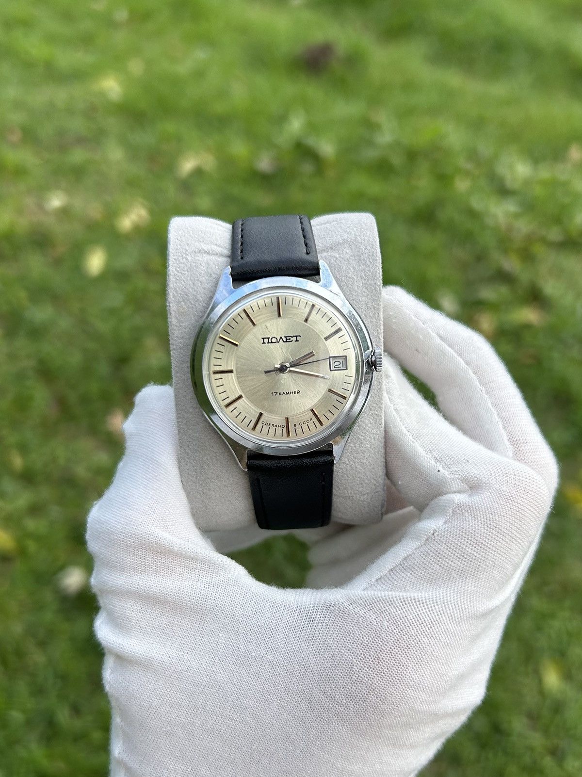 Vintage Vintage Watch Poljot Mechanical Authentic USSR Soviet 1980s Size ONE SIZE - 9 Thumbnail