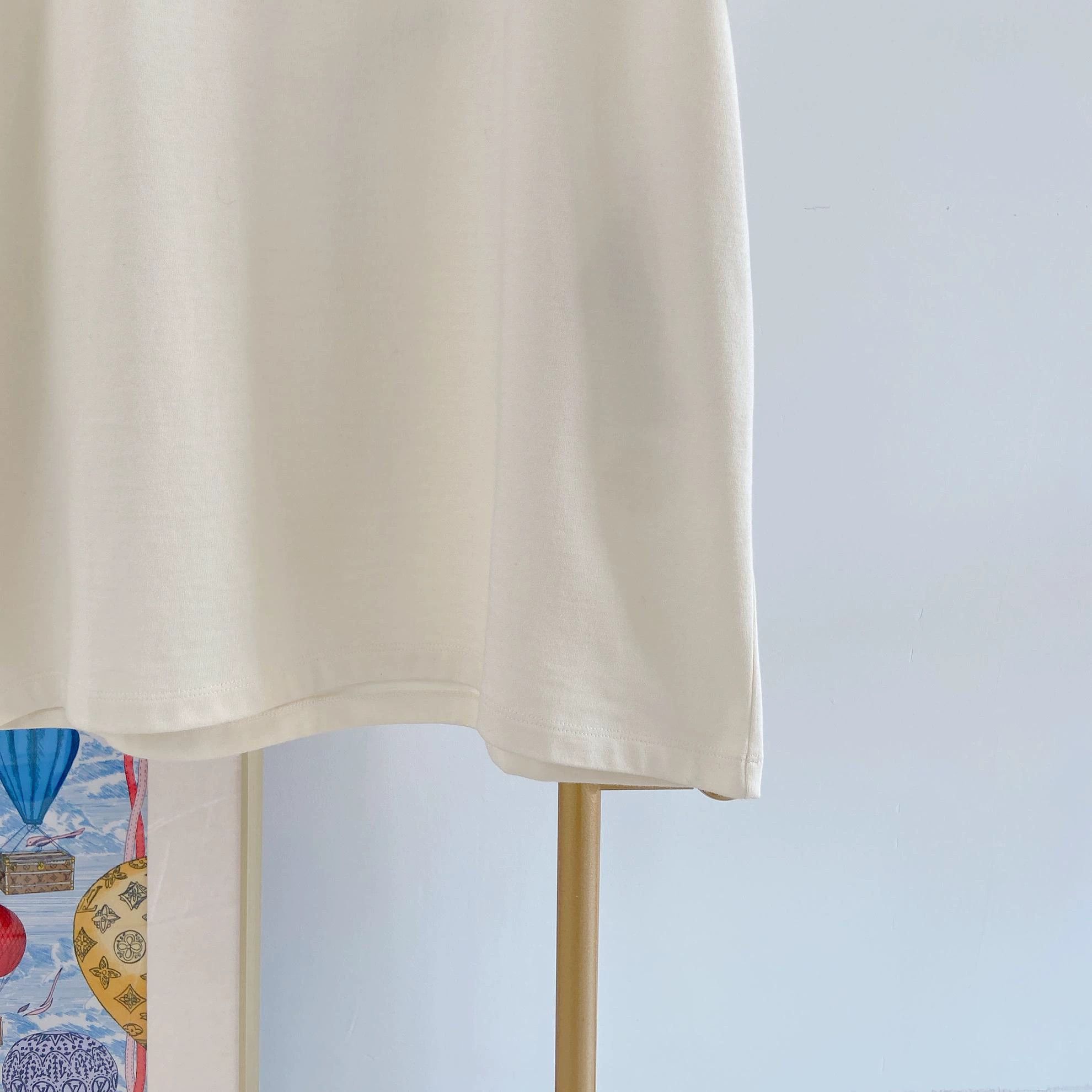 Gucci Gucci Beige Embroidered T-shirt S Size US S / EU 44-46 / 1 - 4 Thumbnail