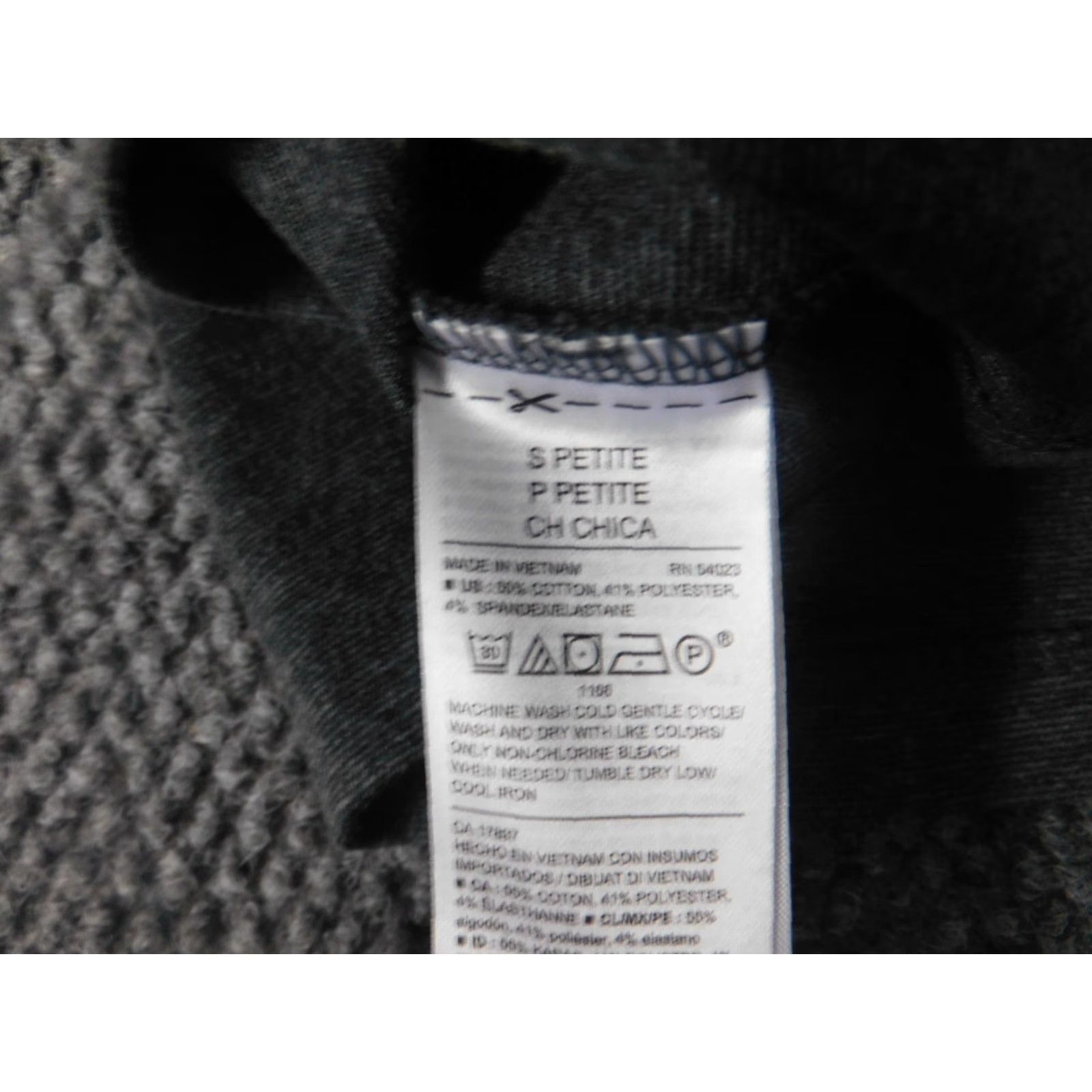 Old Navy Old Navy Skirt Womens Petite PS Gray A-Line Short Stretch Zipper Canvas Polyester Casual Vintage No Size 28" / US 6 / IT 42 - 7 Thumbnail