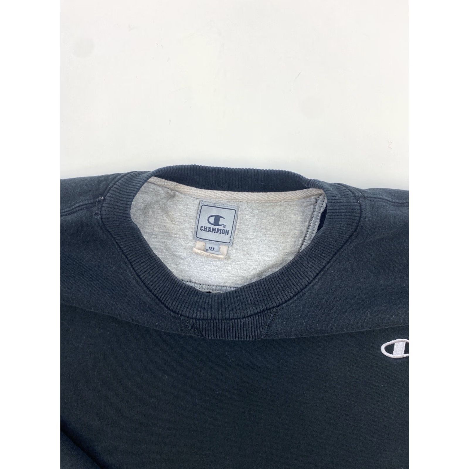 Champion Champion Sweatshirt Adult XL Black Bottom Hem Cut Size XL / US 12-14 / IT 48-50 - 3 Thumbnail