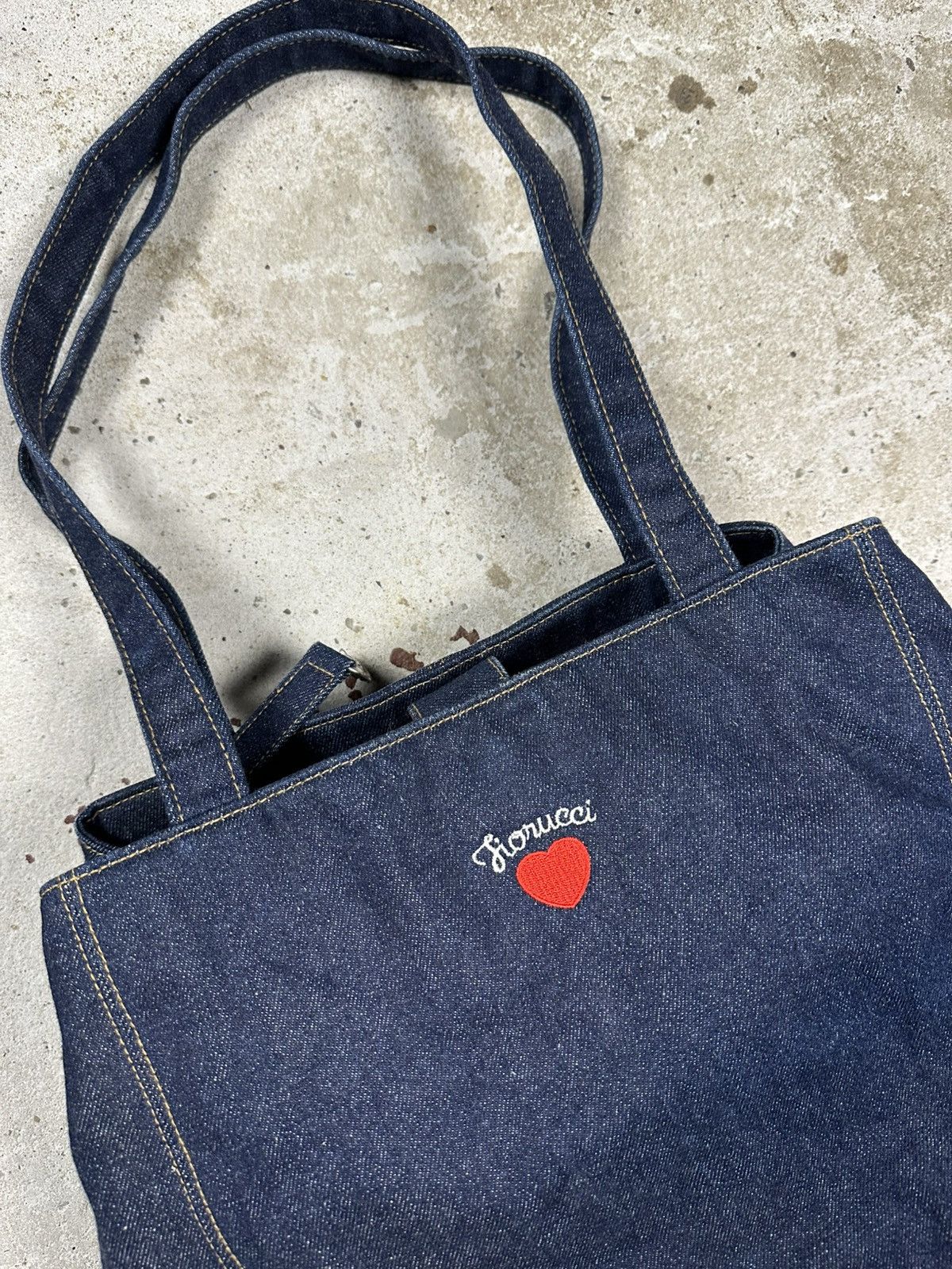 Fiorucci Vintage Y2K Fiorucci Denim Jeans Tote Bag rare Size ONE SIZE - 5 Thumbnail