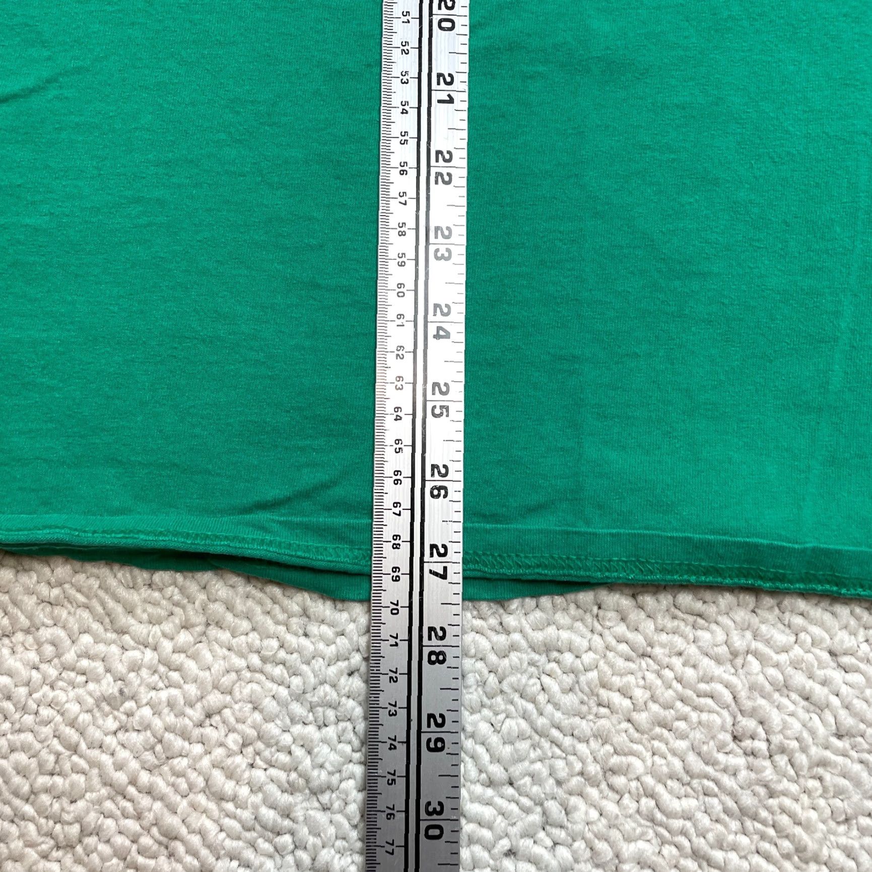 Hanes Hanes Tagless Shirt Adult 2XL Green Cotton Crew Mens Short Sleeve Chase Logo Size US XXL / EU 58 / 5 - 7 Thumbnail