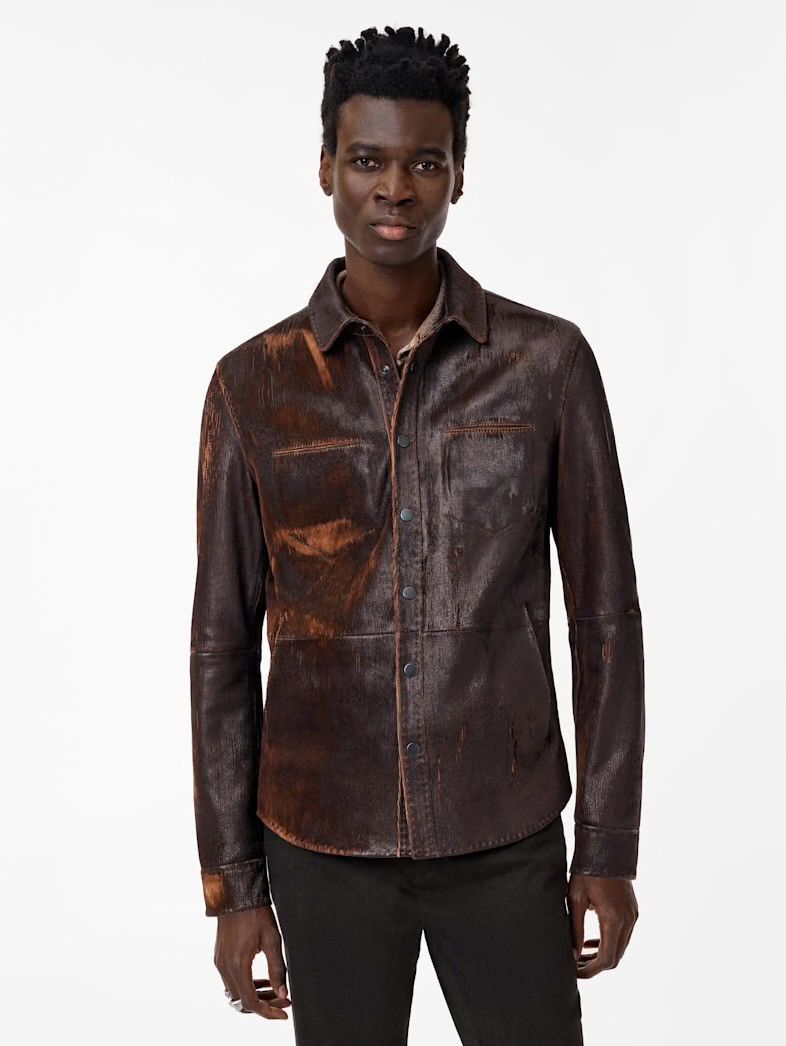 John Varvatos Lottie Shirt Jacket EU 56 USA 46 Size US XL / EU 56 / 4 - 7 Thumbnail