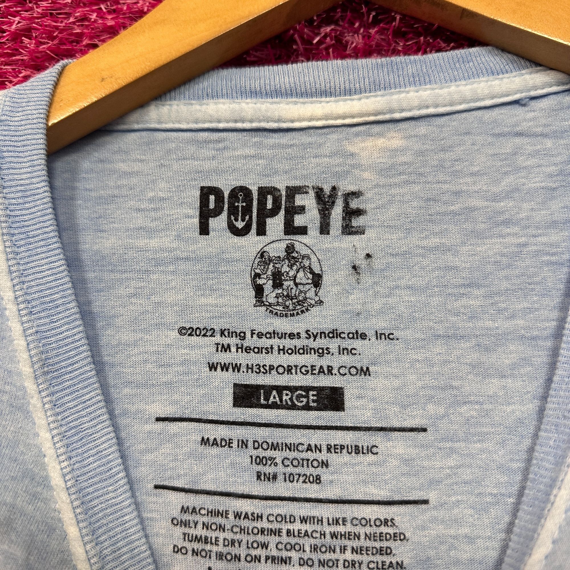 Other Popeye Lil Snack Urban Streetwear Duo Animated Series Tee L Size US L / EU 52-54 / 3 - 4 Thumbnail