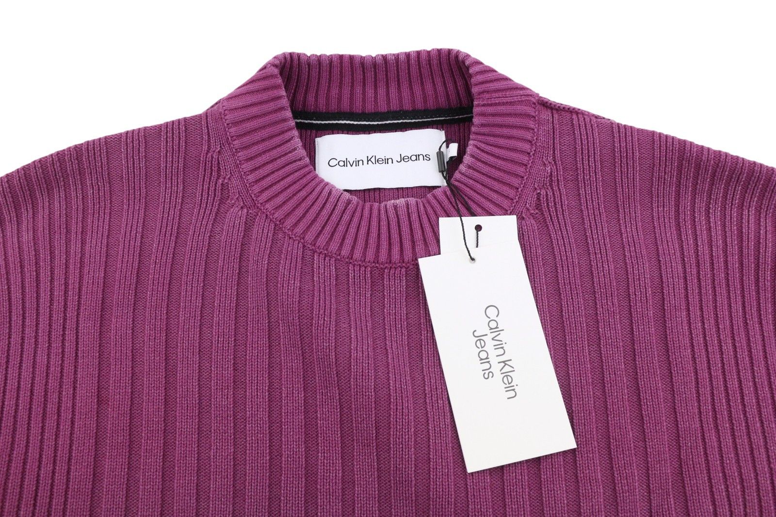 Calvin Klein S Purple Faded Mock Neck Stretch Pullover 87433 Size US S / EU 44-46 / 1 - 4 Thumbnail