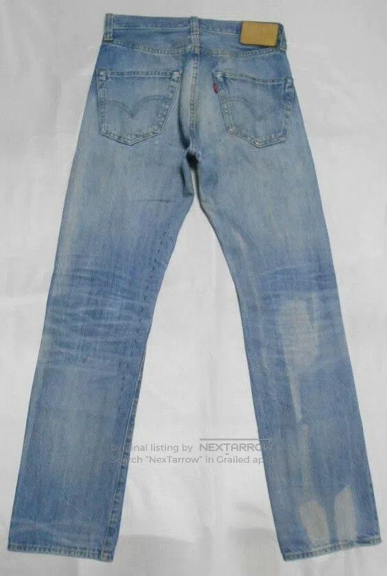 LVC levi's 501xx distressed denim jeans. Size US 28 / EU 44 - 2 Thumbnail
