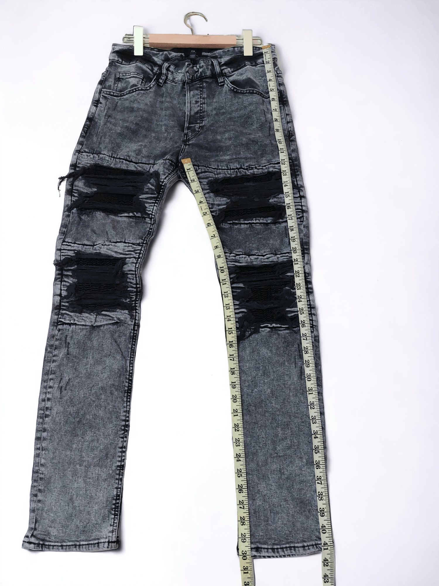 Vintage H&M Seditionaries Double Knee Denim Size US 30 / EU 46 - 14 Thumbnail