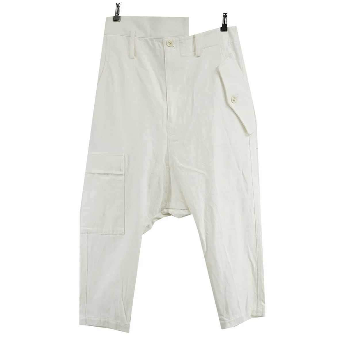 REGULATION Yohji Yamamoto/ Cotton sarouel pants