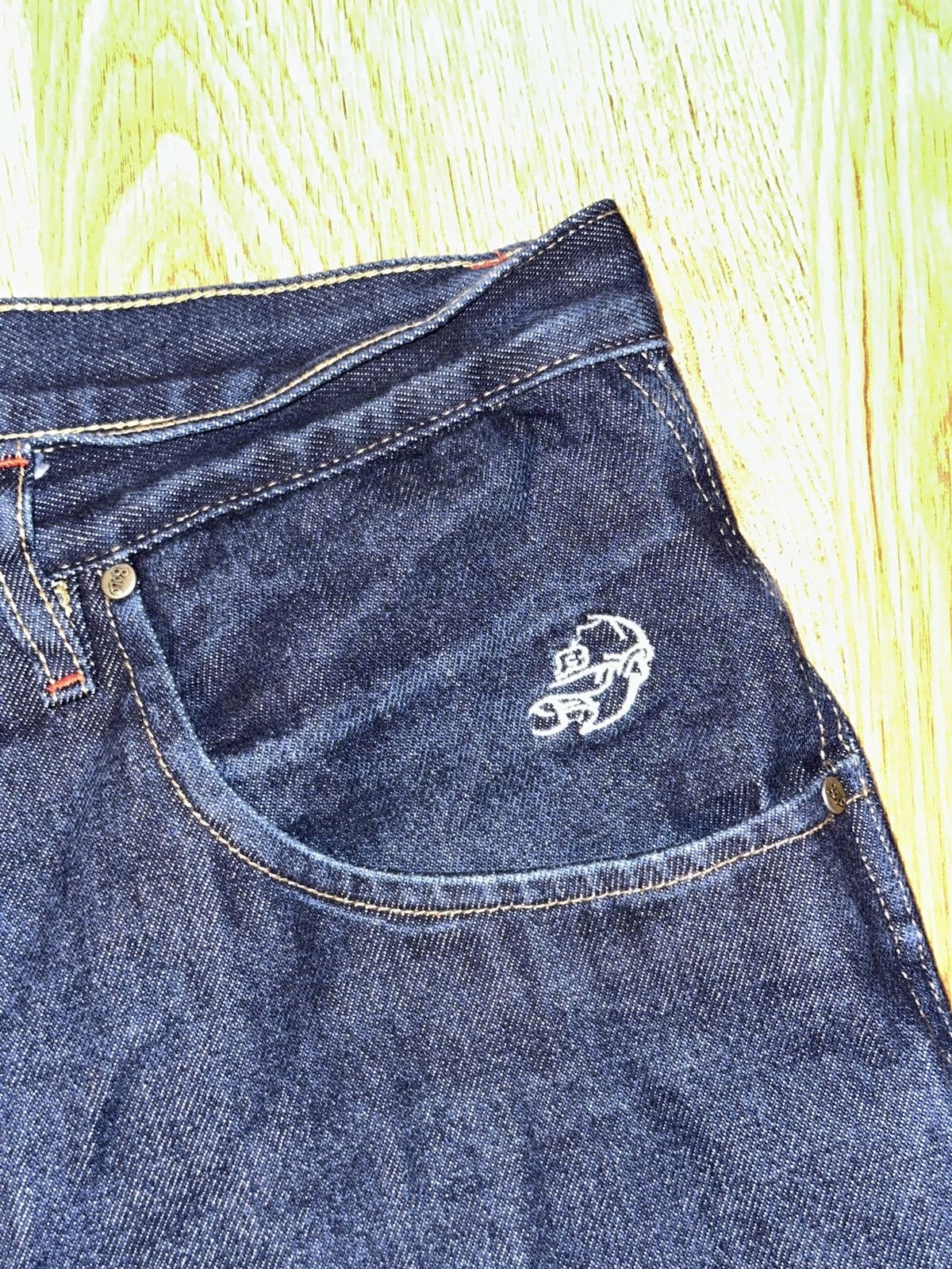 Southpole VTG Y2K Bolo School Of Hard Knocks Hip Hop Cargo Jeans 36 Size US 36 / EU 52 - 8 Thumbnail
