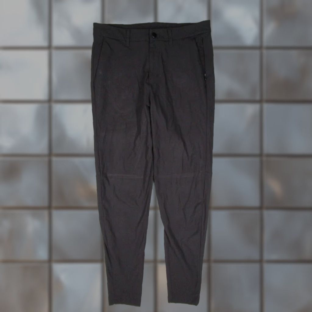 Lululemon Lululemon Pants Mens 31 Black Slim Fit Commission Casual Tapered Workwear 31x29 Size US 31 - 1 Thumbnail