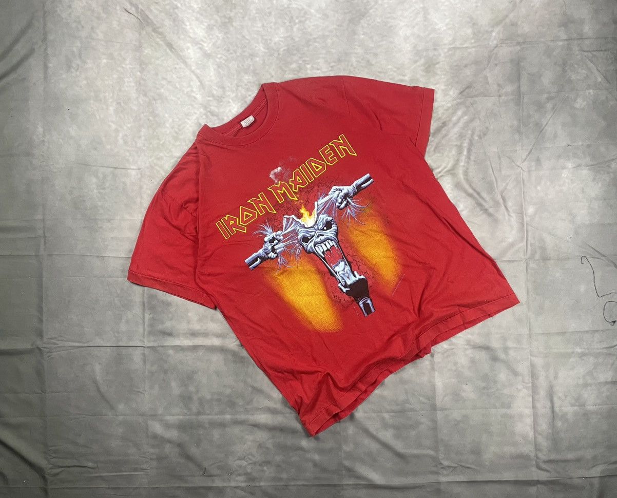 Iron Maiden Iron Maiden 1993 vintage A real dead one T-Shirt for Sale! Size US XL / EU 56 / 4 - 1 Thumbnail