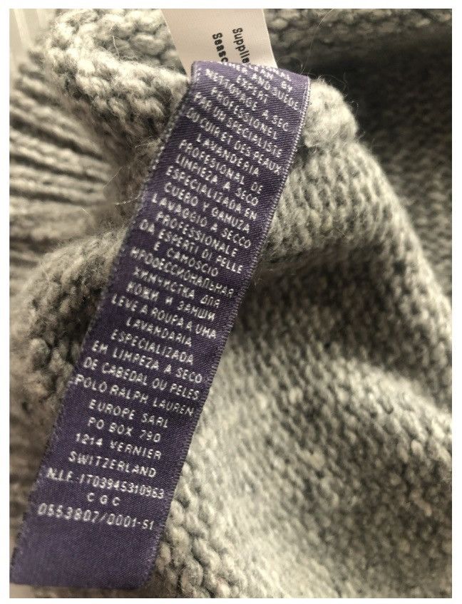 Ralph Lauren Purple Label RLPL 🇮🇹 grey cashmere Nebuchadnezzar button sweater M NEW Size US M / EU 48-50 / 2 - 15 Thumbnail