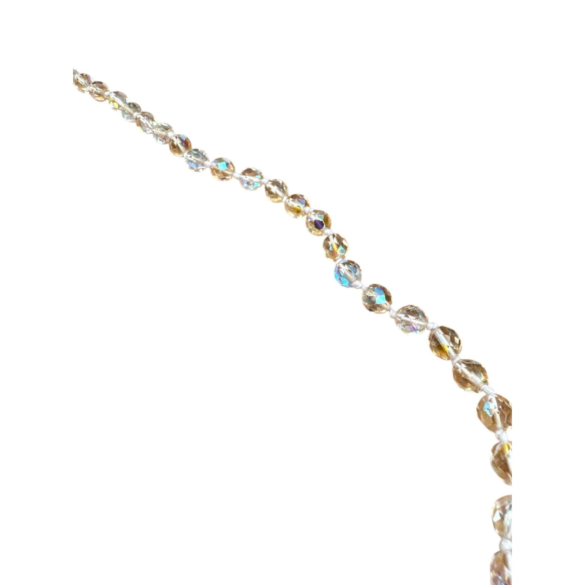 Maison Margiela FW 2000 Crystal Clear Pearl Necklace Size ONE SIZE - 4 Thumbnail