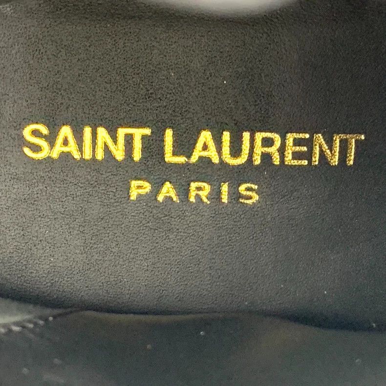 Saint Laurent Paris Saint Laurent Paris Black strap chain rivet round leather Size US 6.5 / IT 36.5 - 8 Thumbnail