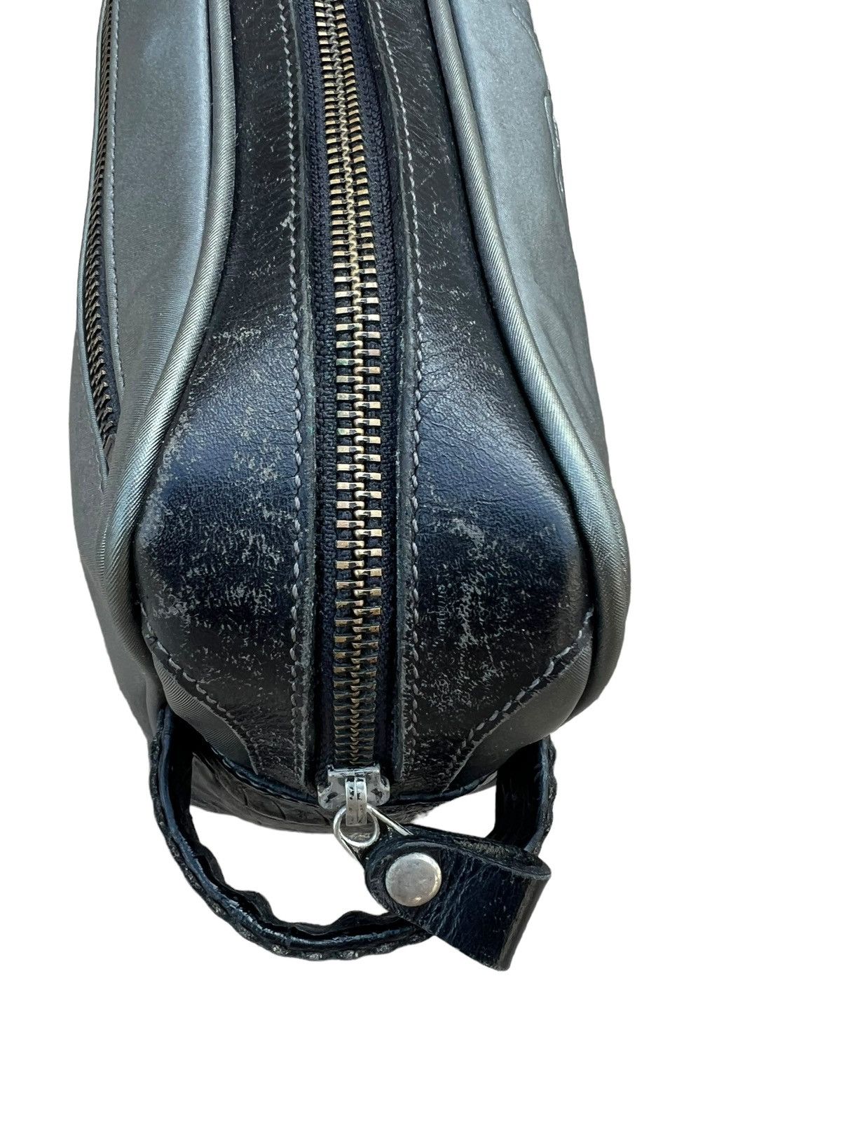 Leather × Yoshiyuki Konishi Vintage Yoshiyuki Konishi Crocodile Leather Clutch Bag Size ONE SIZE - 7 Thumbnail