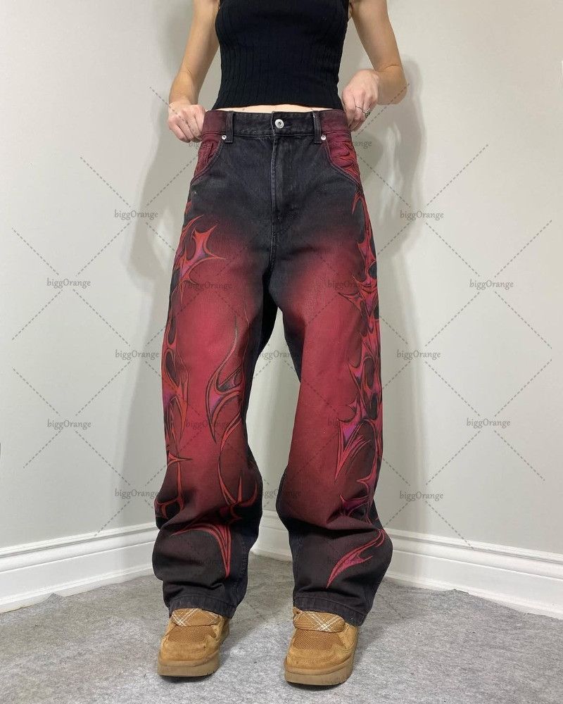Designer × Japanese Brand Goth Punk Baggy Jean Size US 38 / EU 54 - 5 Thumbnail