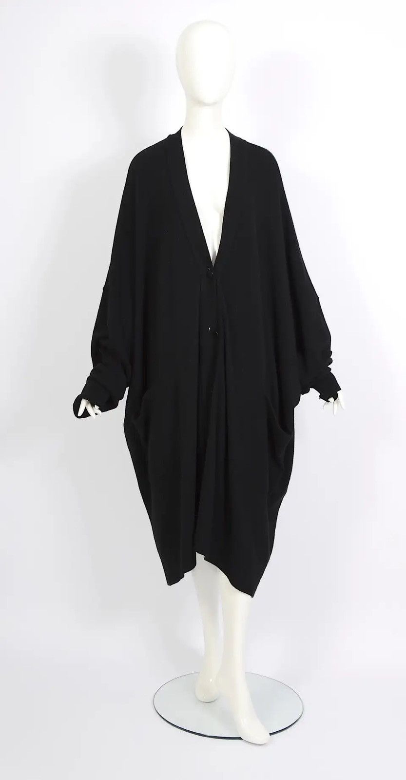 Issey Miyake × Japanese Brand Issey Miyake 1980s archive brush label wool cocoon cardigan Size M / US 6-8 / IT 42-44 - 10 Thumbnail