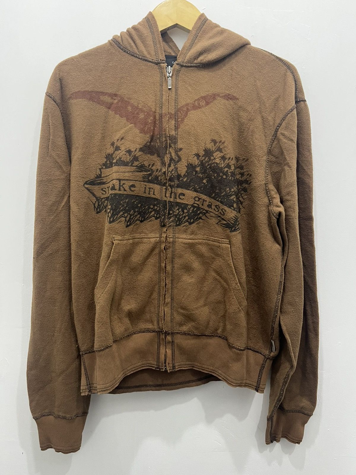 Calvin Klein Calvin Klein Jeans Zip Hoodie Soft Furry Material Size US L / EU 52-54 / 3 - 1 Thumbnail