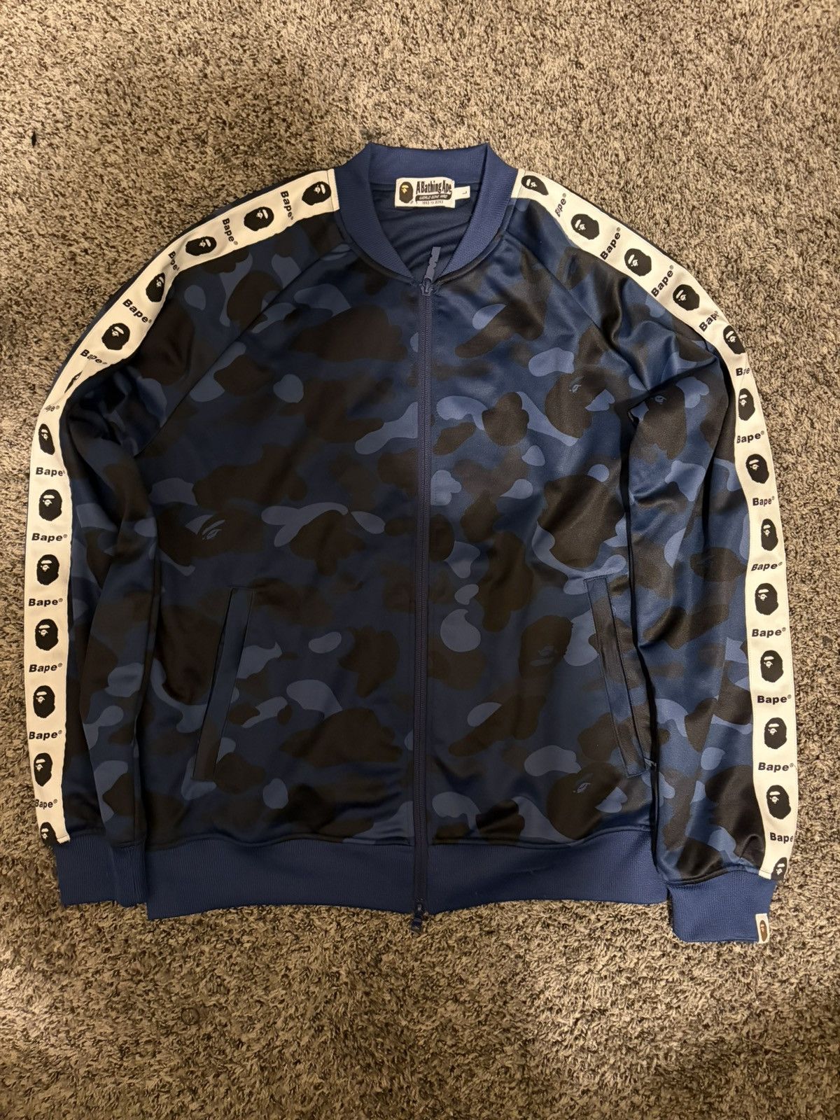 Bape BLUE BAPE TRACKSUIT JACKET Size US L / EU 52-54 / 3 - 1 Thumbnail