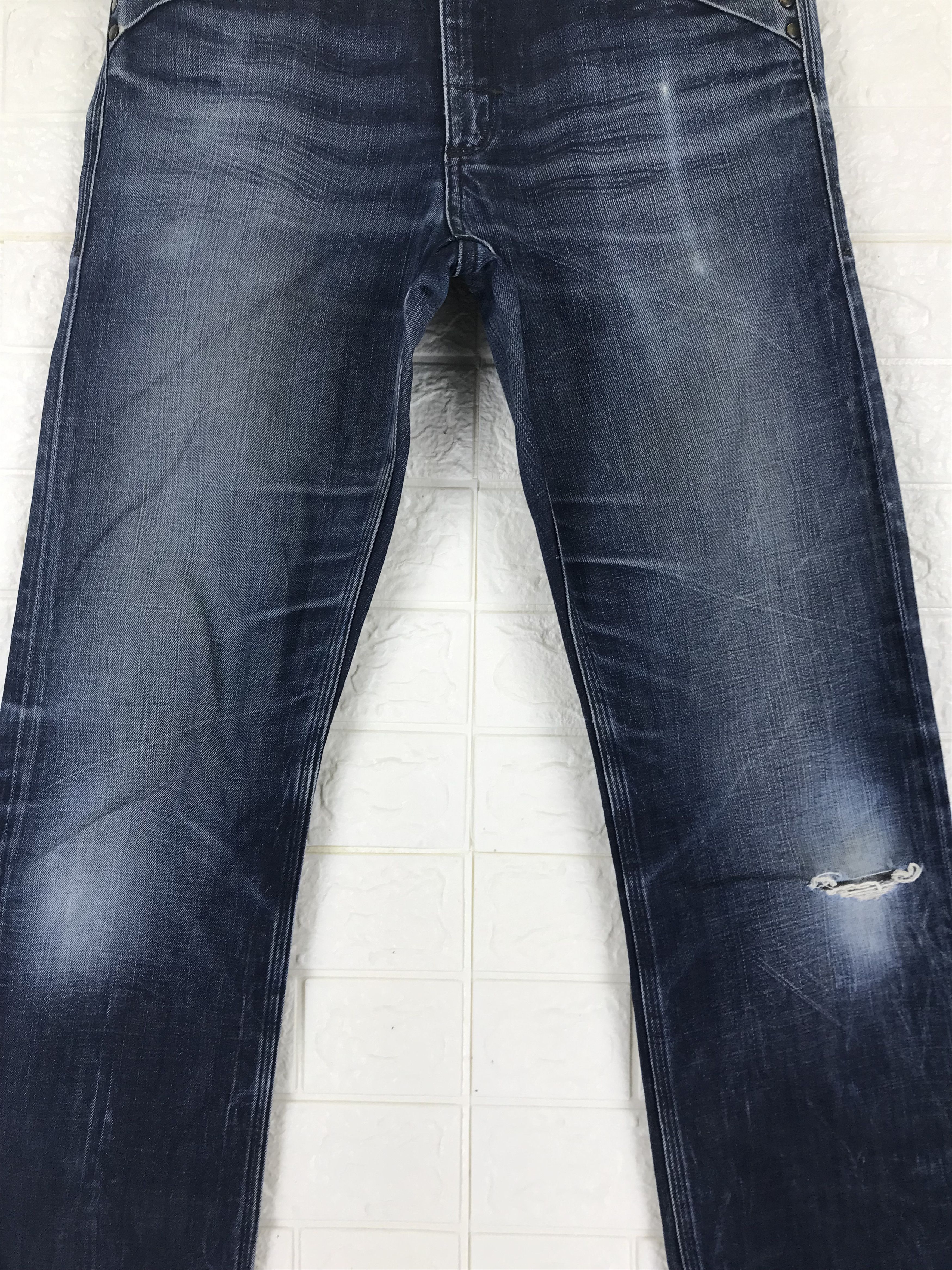 Japanese Brand Vintage Back Number Japanese Blue Jeans Size US 30 / EU 46 - 3 Thumbnail