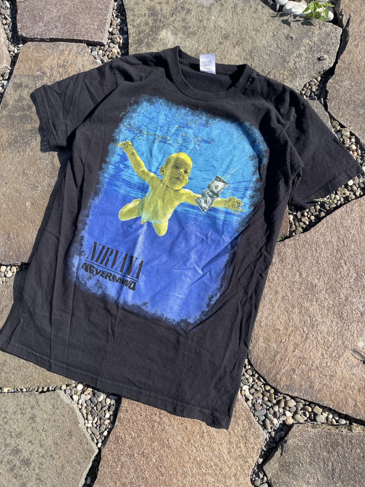 Nirvana Nirvana nevermind album black tee y2k Size US S / EU 44-46 / 1 - 5 Thumbnail