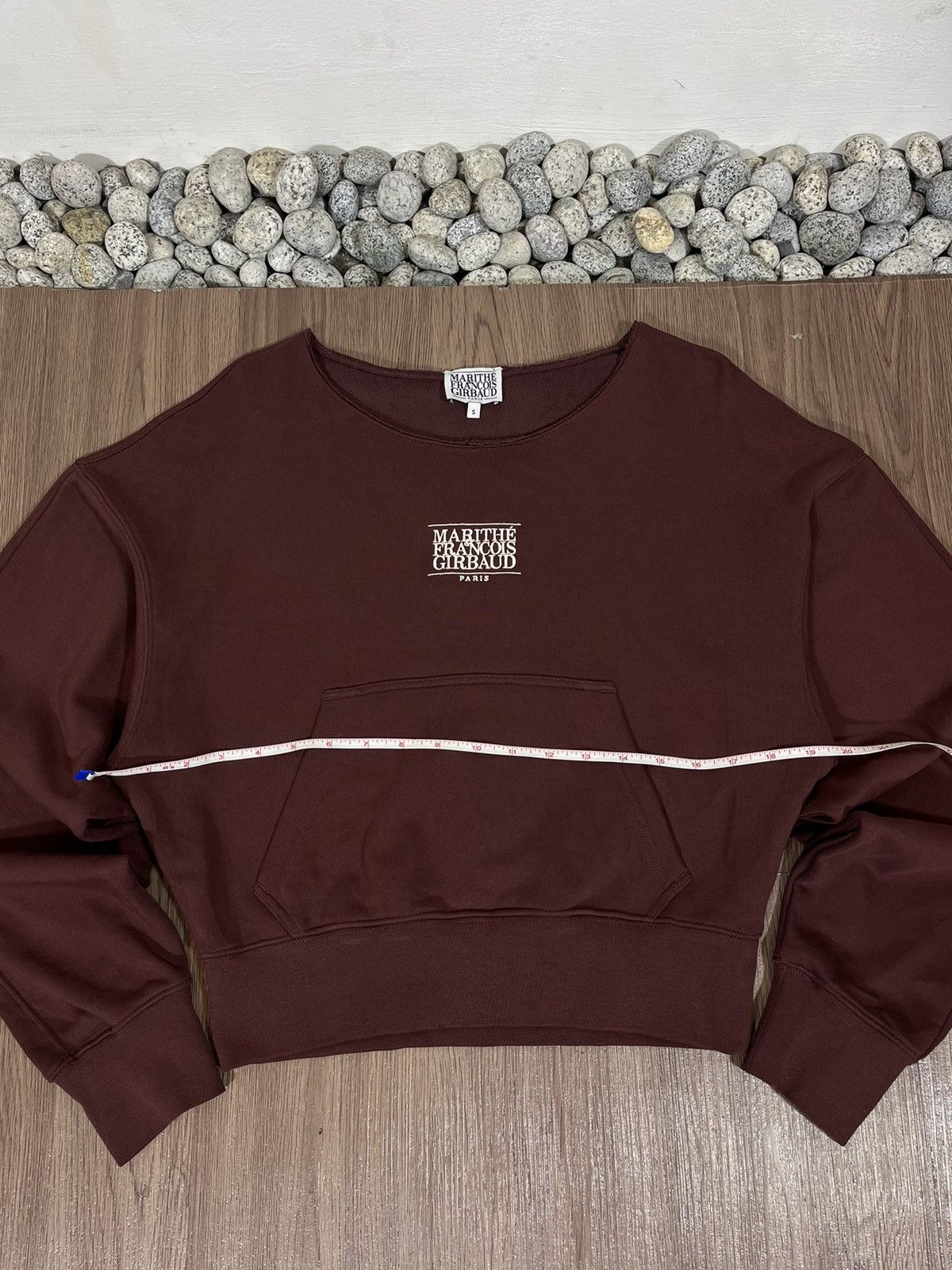 Marithe + Francois Girbaud Marithe Francois Girbaud Neckless Cropped Sweatshirt Size US S / EU 44-46 / 1 - 10 Thumbnail