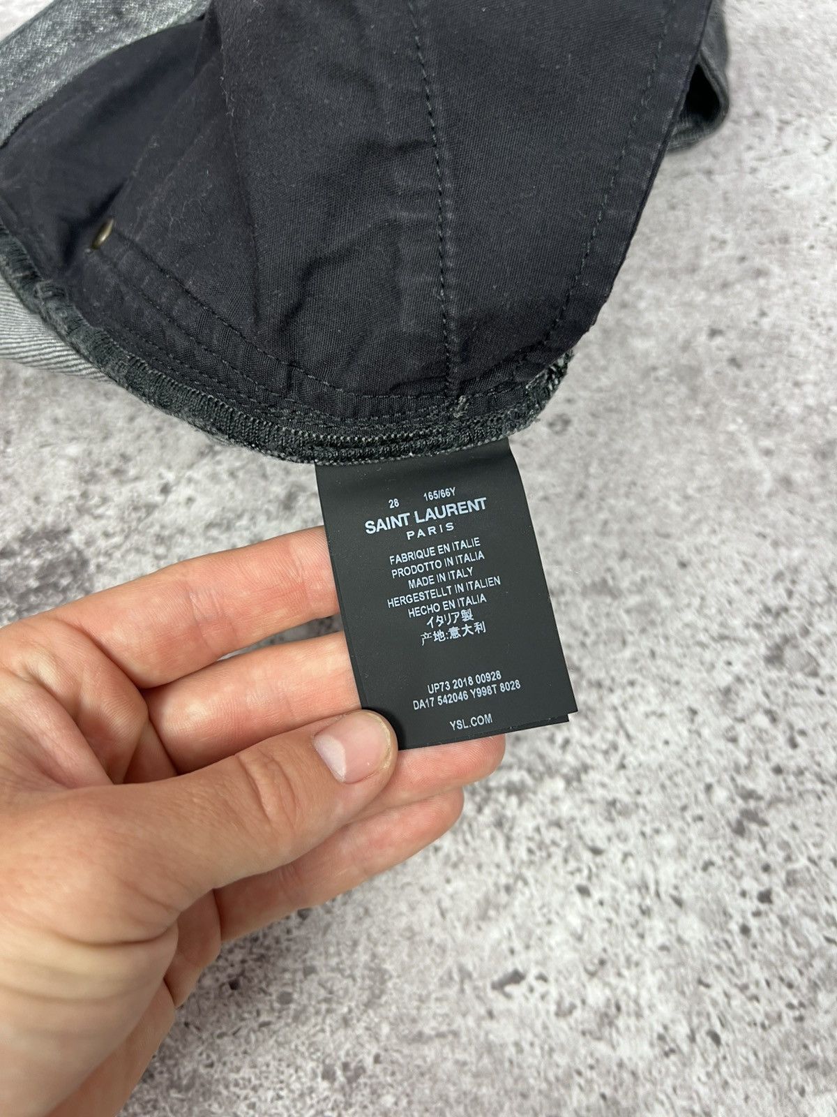 Saint Laurent Paris Saint Laurent Slim Skinny Jeans Grey Women's Size 28" / US 6 / IT 42 - 11 Thumbnail