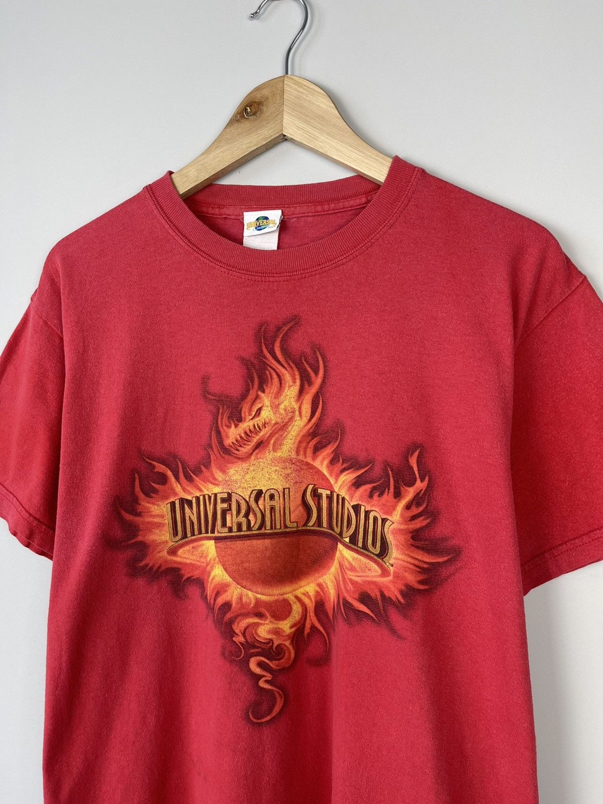 Universal Studios × Vintage Vintage 90s Universal Studios Flame Logo Tee Size US M / EU 48-50 / 2 - 1 Thumbnail