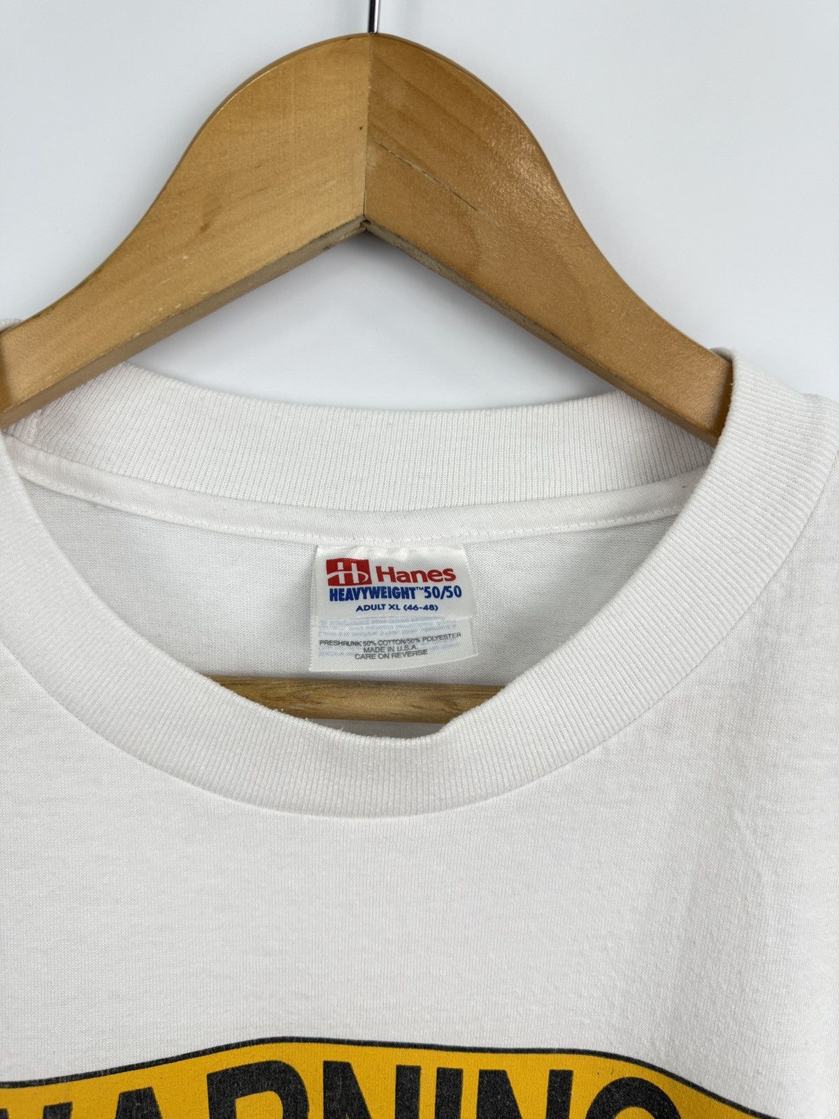 Hanes 🇺🇸 Vintage 1992 Warning Retiree Know It All And Has Plenty Te Size US XL / EU 56 / 4 - 6 Thumbnail