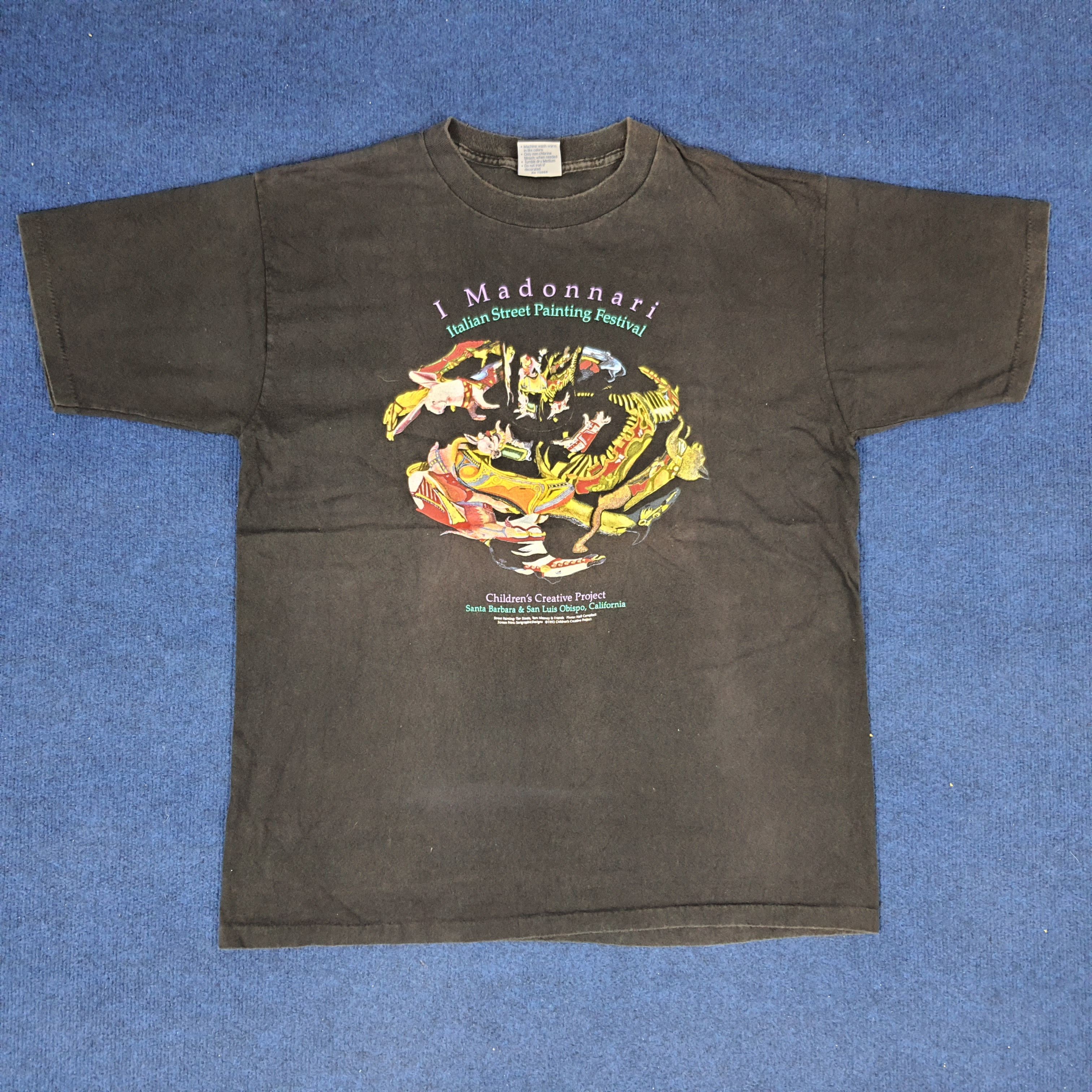 Vintage Vintage I Madonnari Italian Street Painting Fest T-shirt Size US XL / EU 56 / 4 - 1 Thumbnail