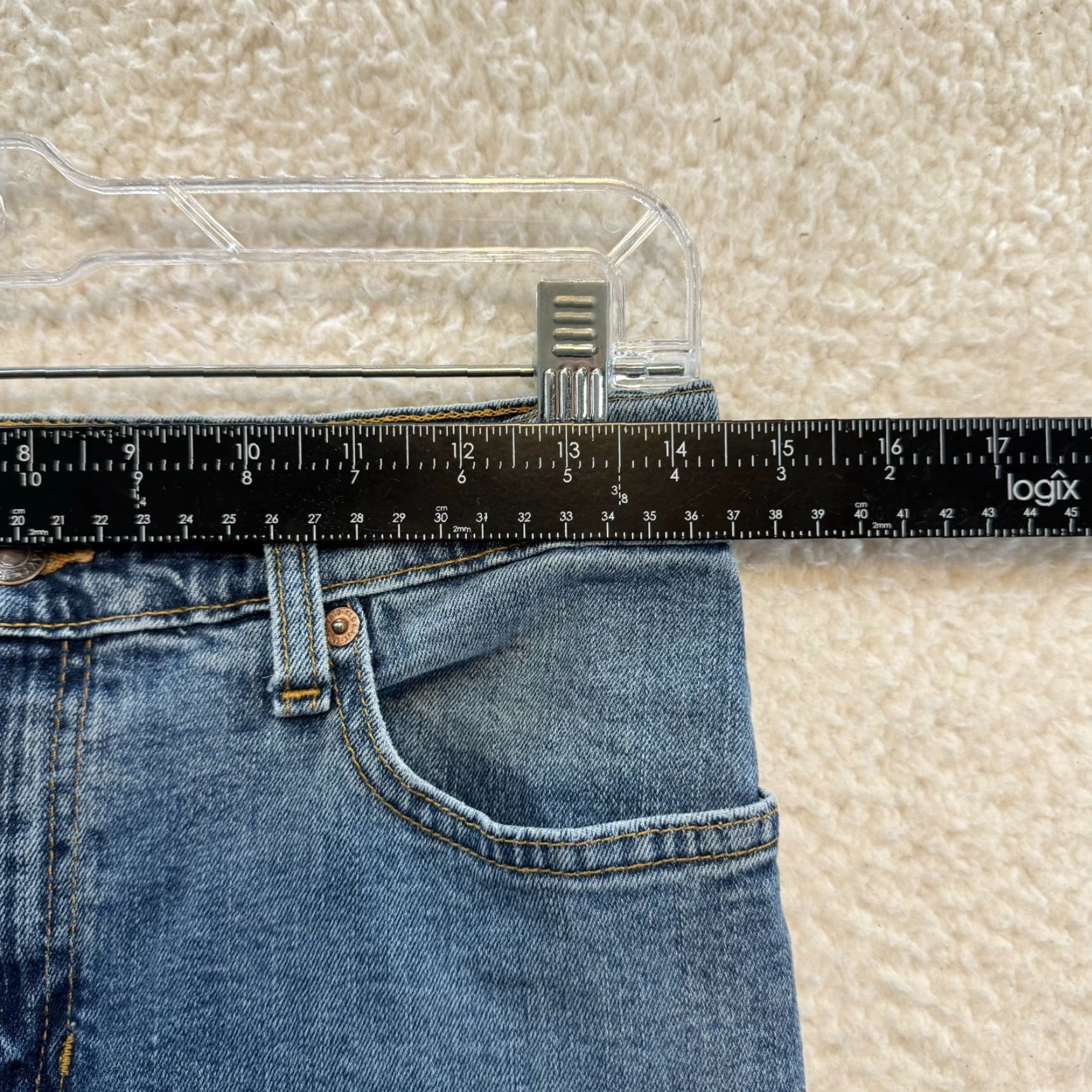 Old Navy VINTAGE Old Navy Jeans 6 27 Short Petite Bootcut Flare Denim Stretch Blue Womens Size 28" / US 6 / IT 42 - 6 Thumbnail