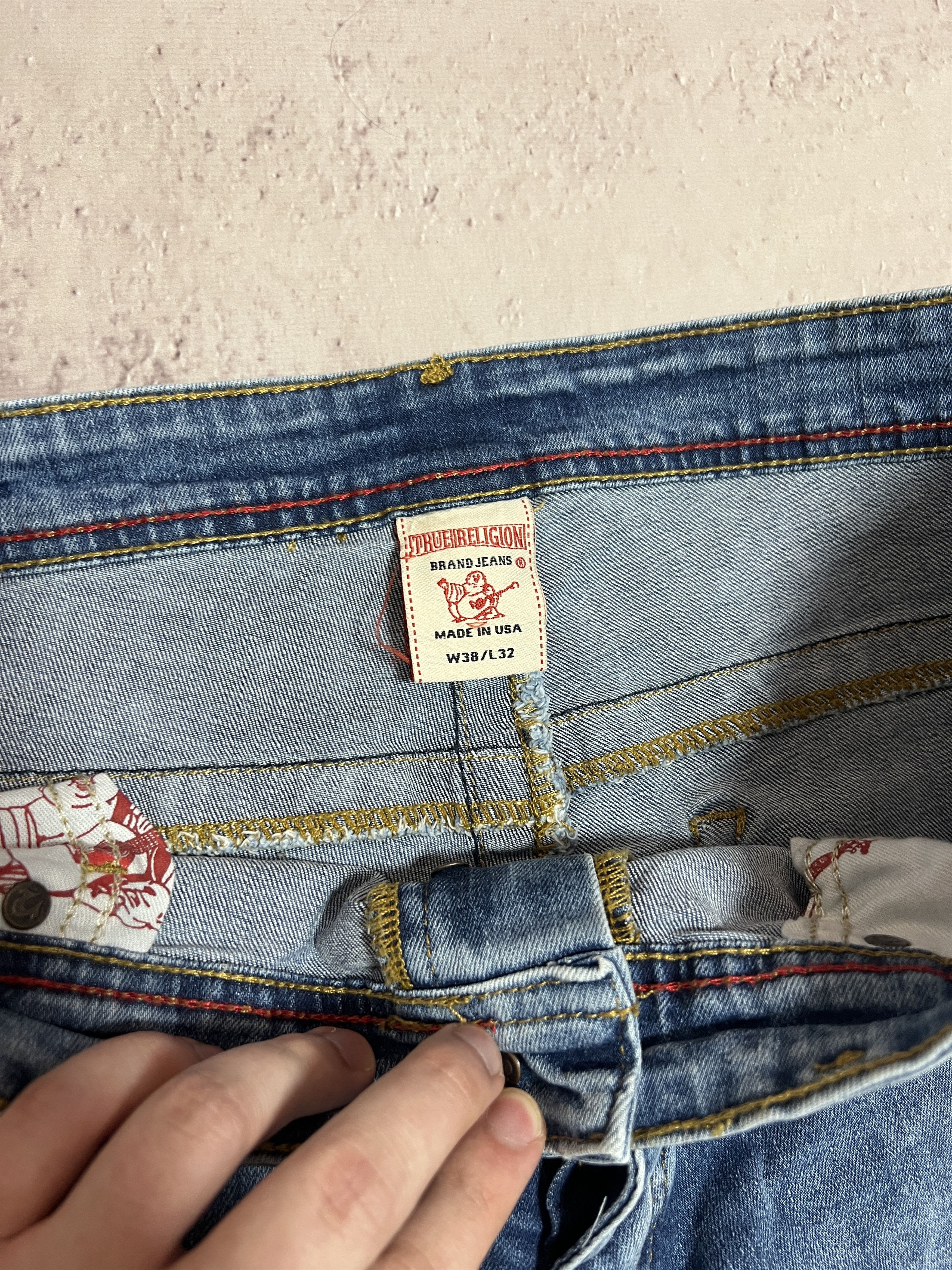 True Religion Vintage 2000s True Religion Rocco Slim Denim Jeans Size 38 Size US 38 / EU 54 - 12 Thumbnail
