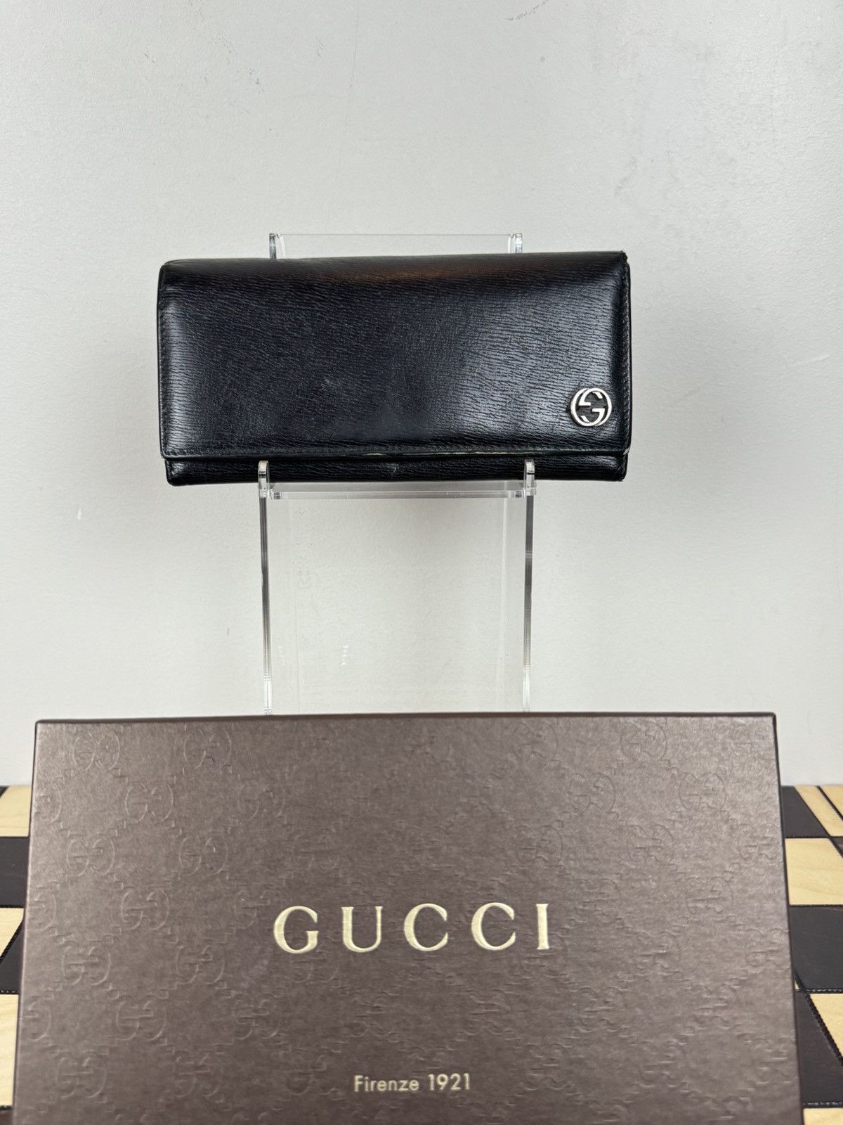 Leather Authentic leather wallet Gucci GG original luxury item Size ONE SIZE - 2 Thumbnail