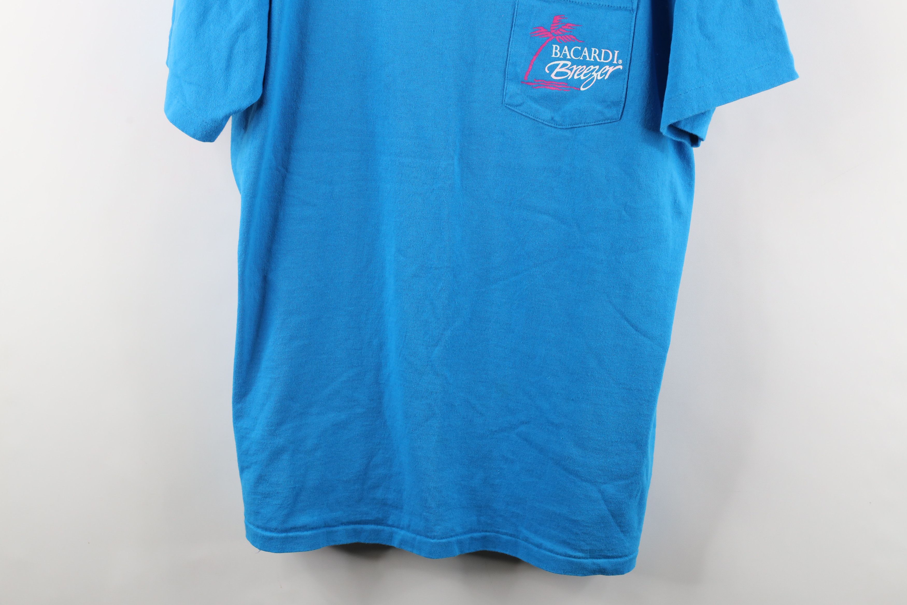 Vintage Vintage 90s Streetwear Rum Breezer Pocket T-Shirt USA Size US L / EU 52-54 / 3 - 3 Thumbnail