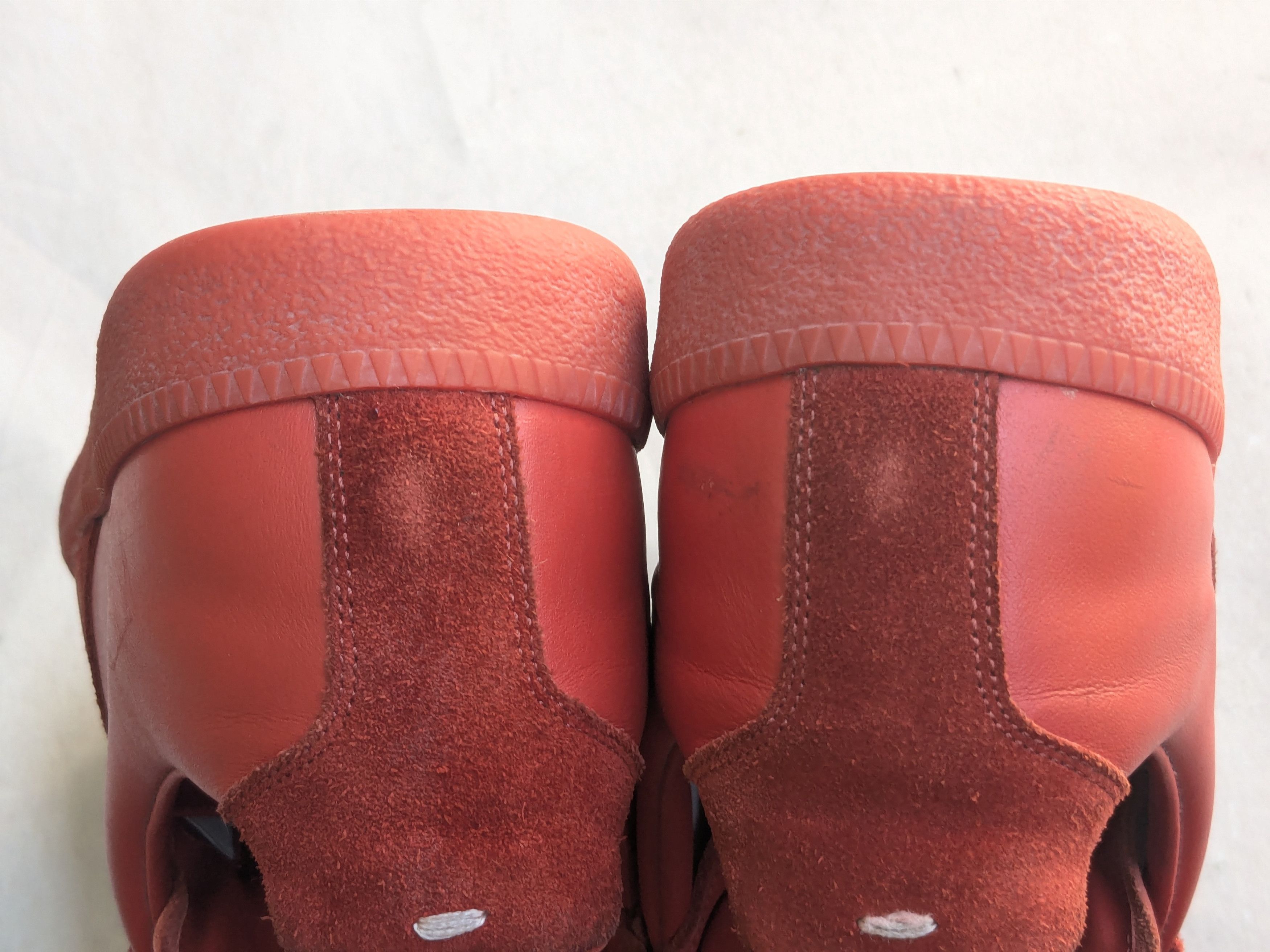 Maison Margiela Maison Margiela GAT Replica Red 12 45 Low Suede Size US 12 / EU 45 - 15 Thumbnail