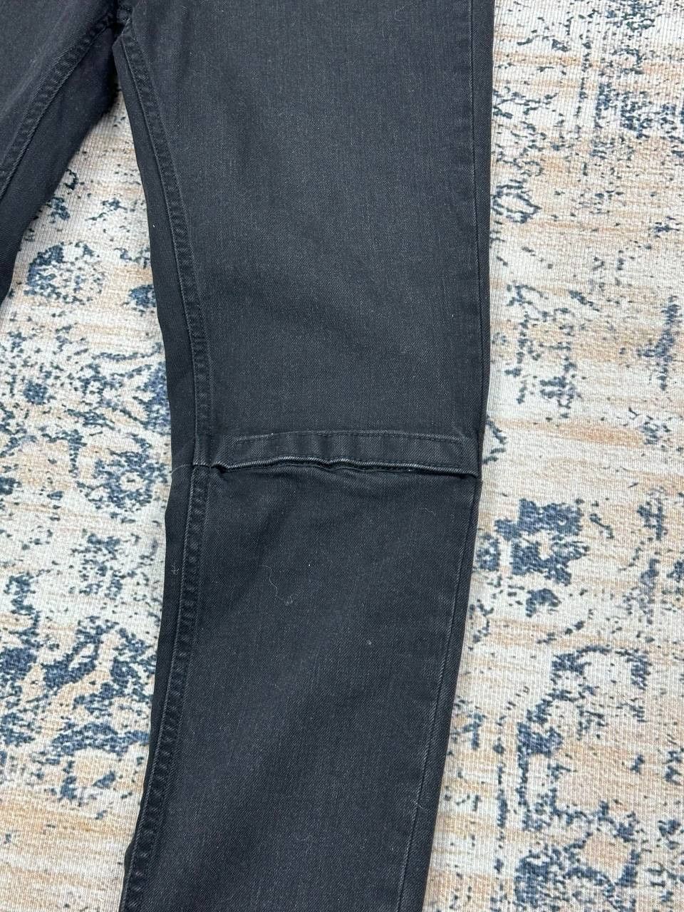 Christopher Kane Christopher Kane Black Denim Avant Garde Jeans Size US 32 / EU 48 - 2 Thumbnail