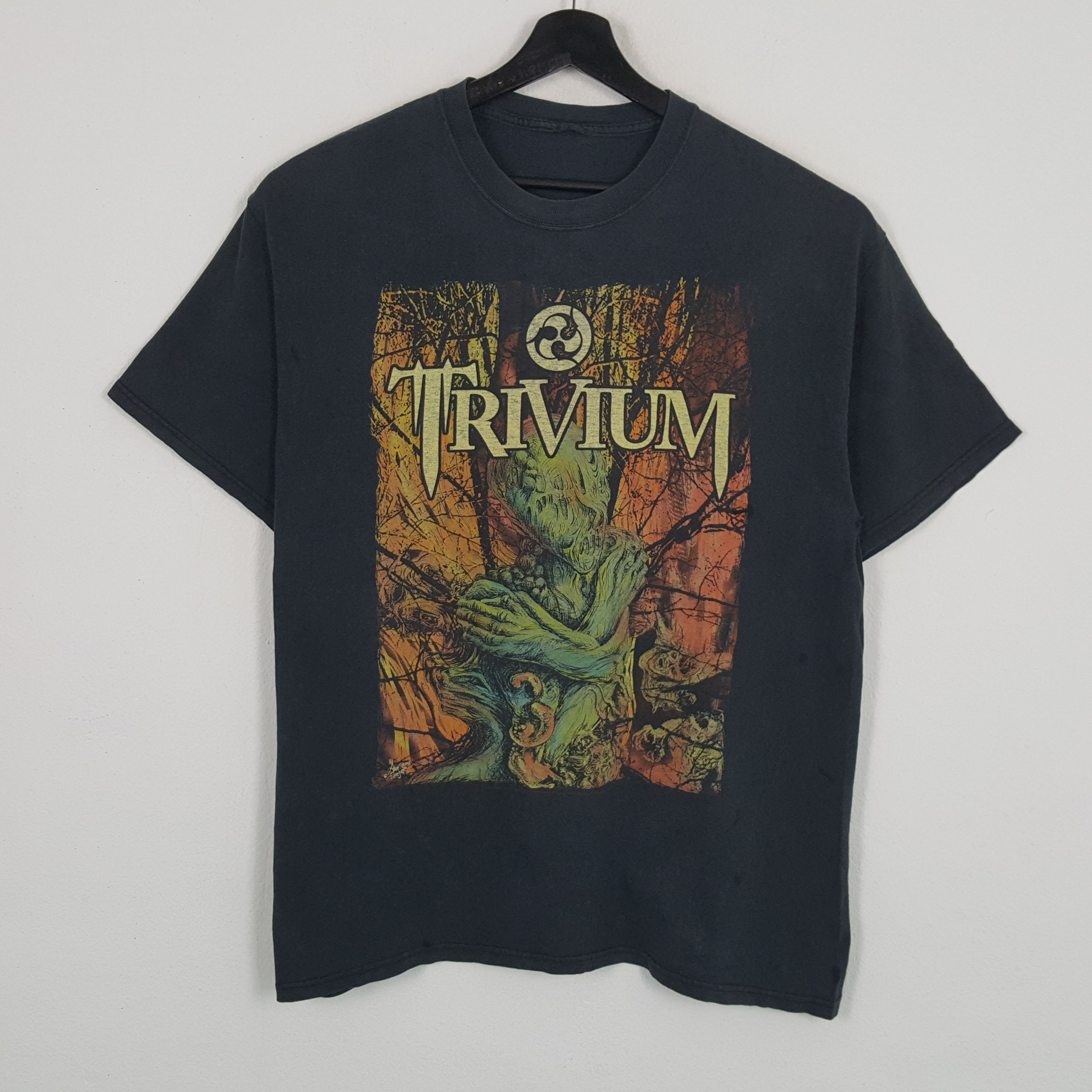 Band Tees × Vintage TRIVIUM Rock Band Music Tshirt Size US L / EU 52-54 / 3 - 1 Thumbnail