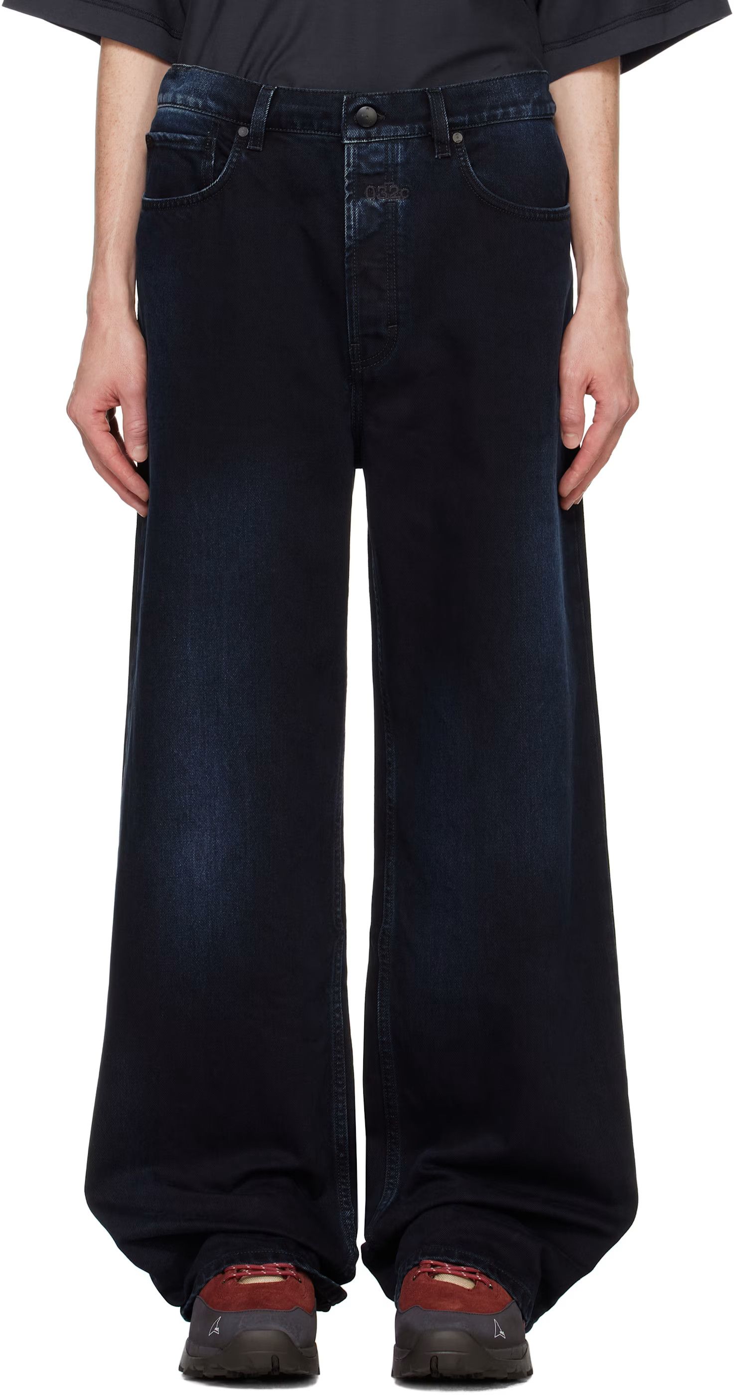 032c Blue "Goya" Wide Leg Jeans Size US 36 / EU 52 - 1 Thumbnail