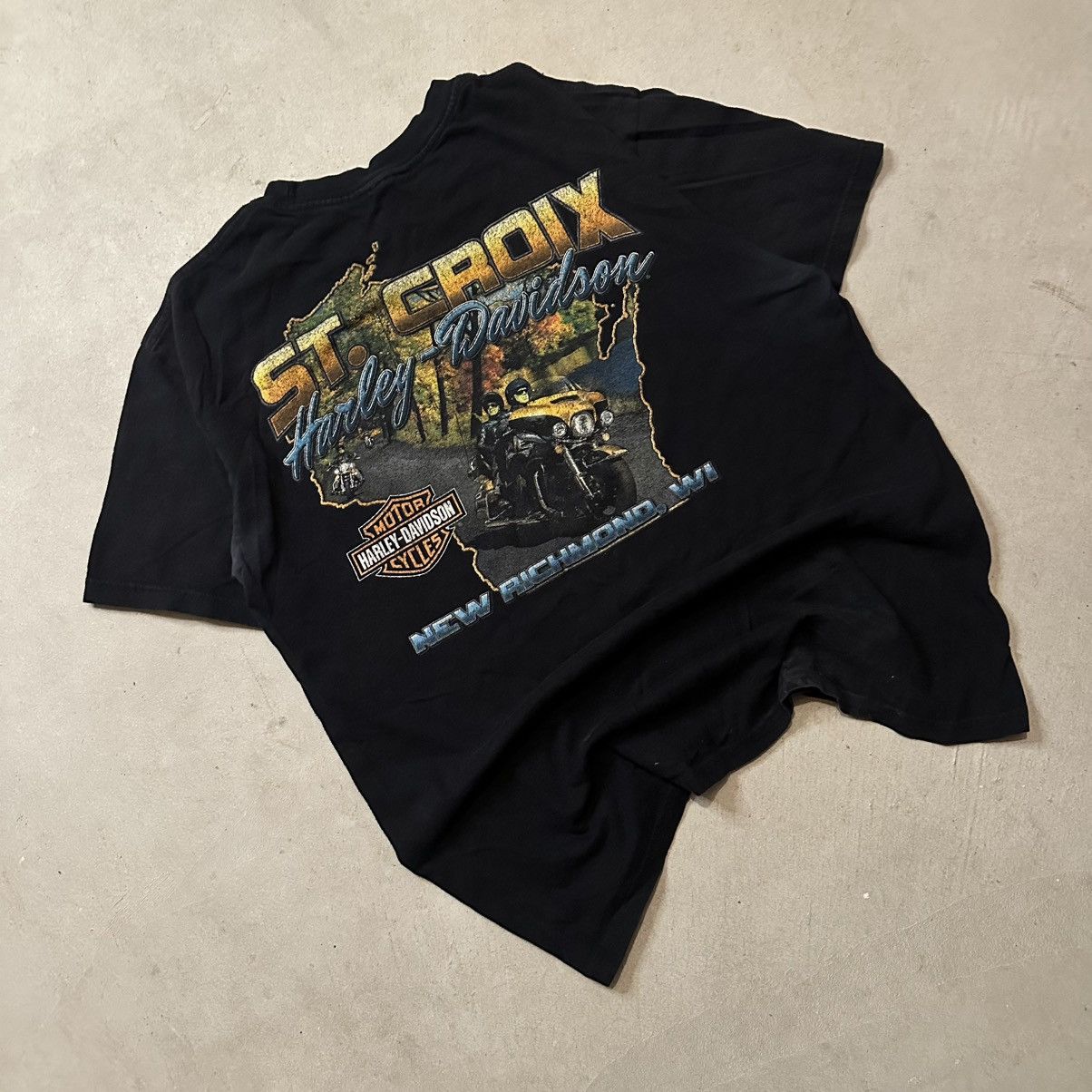 Harley Davidson Harley Davidson Wisconsin Motorcycle Biker Shirt Size L Size US L / EU 52-54 / 3 - 1 Thumbnail