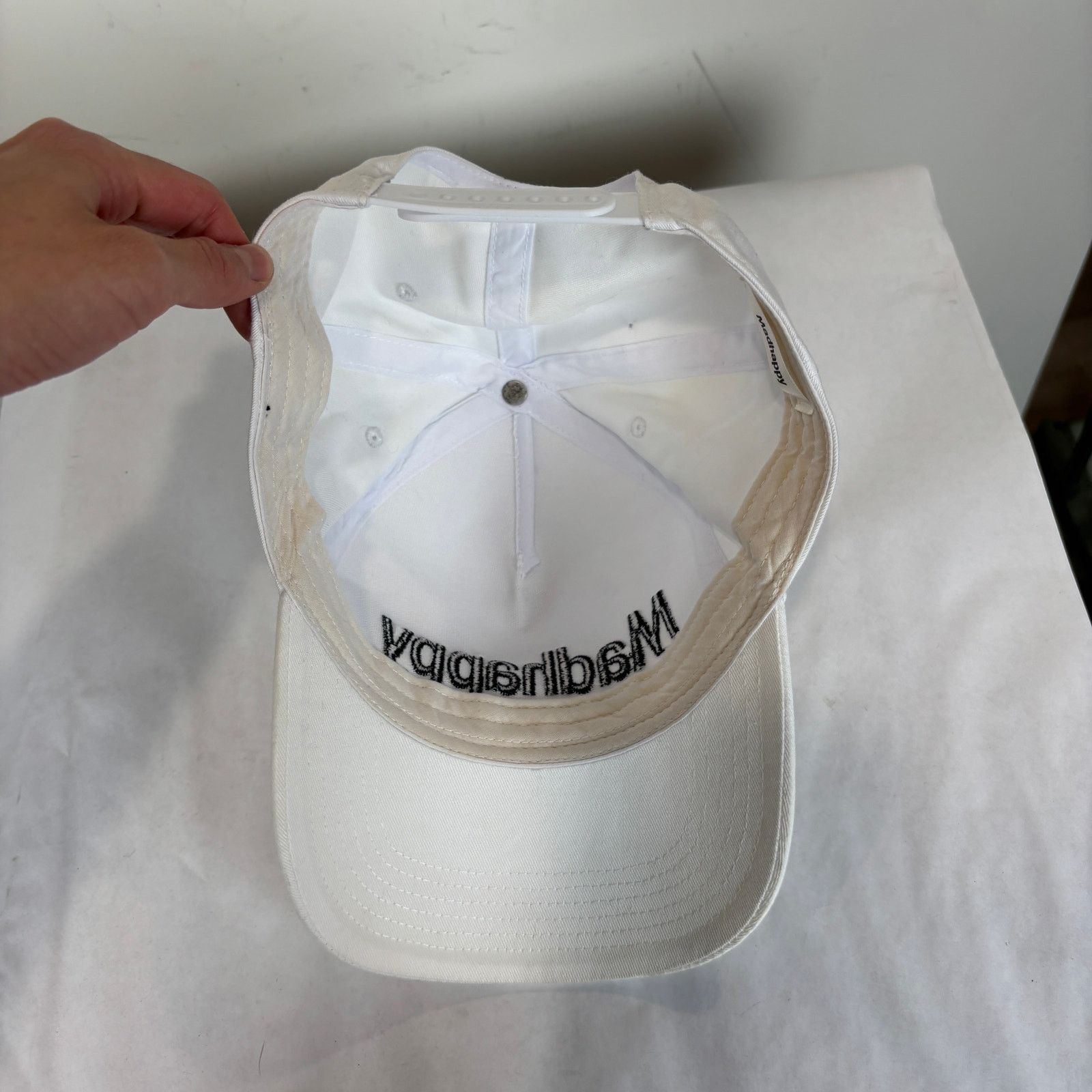 Madhappy Madhappy Classics Trucker Hat White Adjustable Baseball Cap Size ONE SIZE - 7 Thumbnail