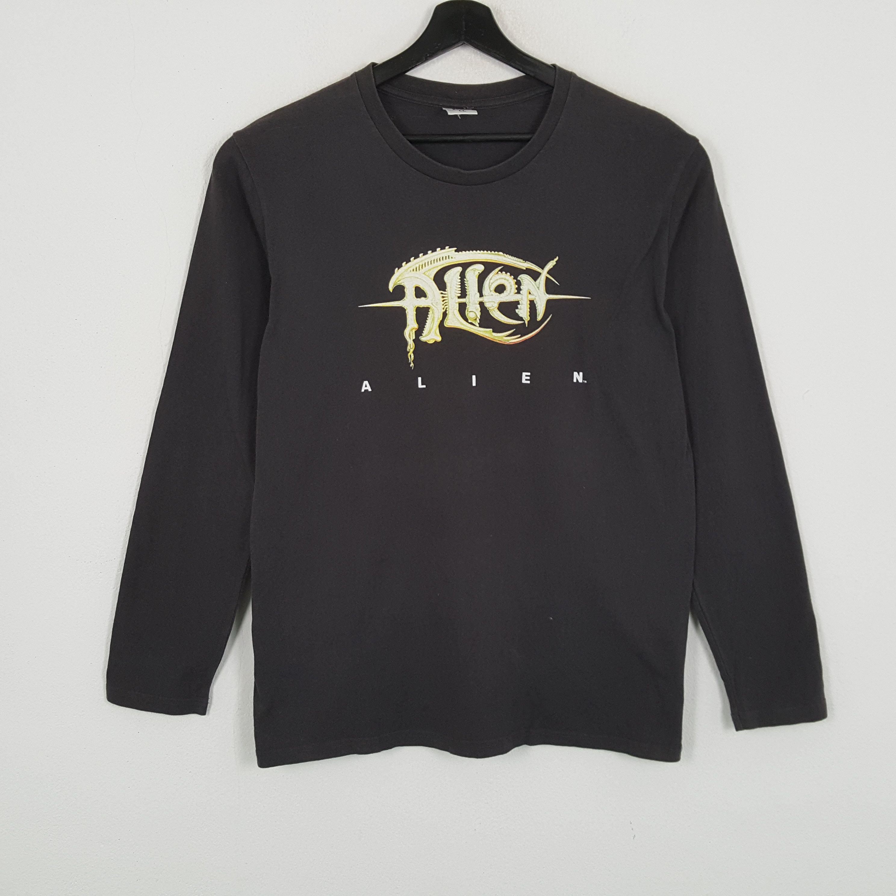 Vintage ALIEN Movie Style Long Sleeve Tshirt Size US L / EU 52-54 / 3 - 1 Thumbnail