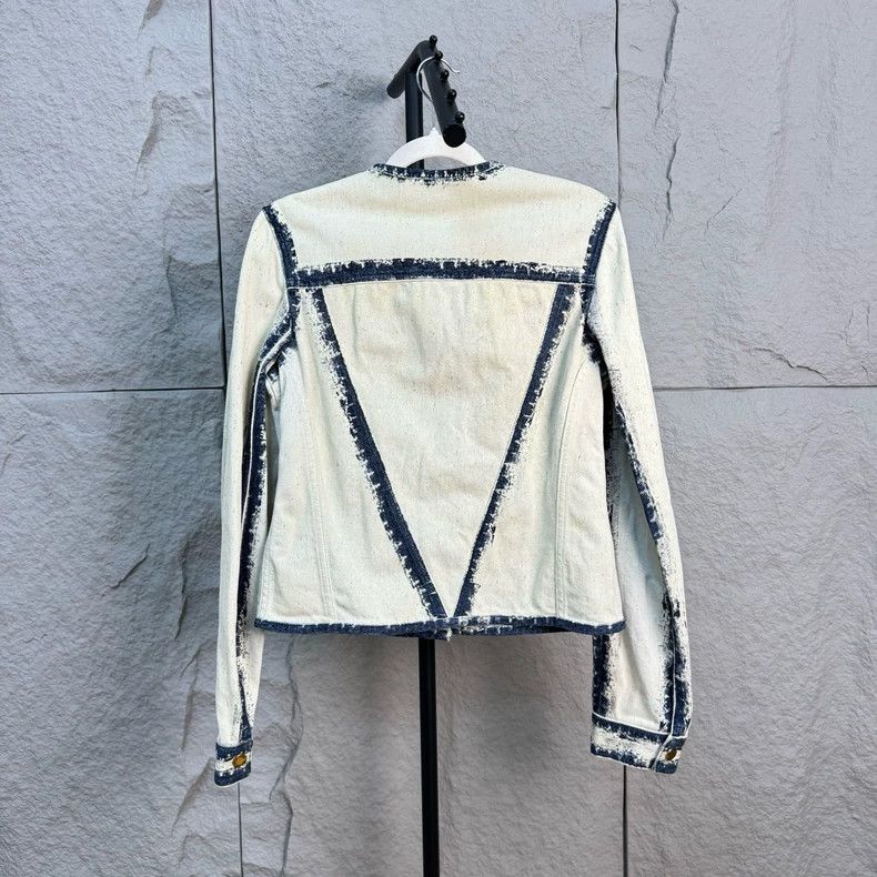 Louis Vuitton Louis Vuitton Patchwork tie-dyed denim jacket Size XS / US 0-2 / IT 36-38 - 2 Thumbnail